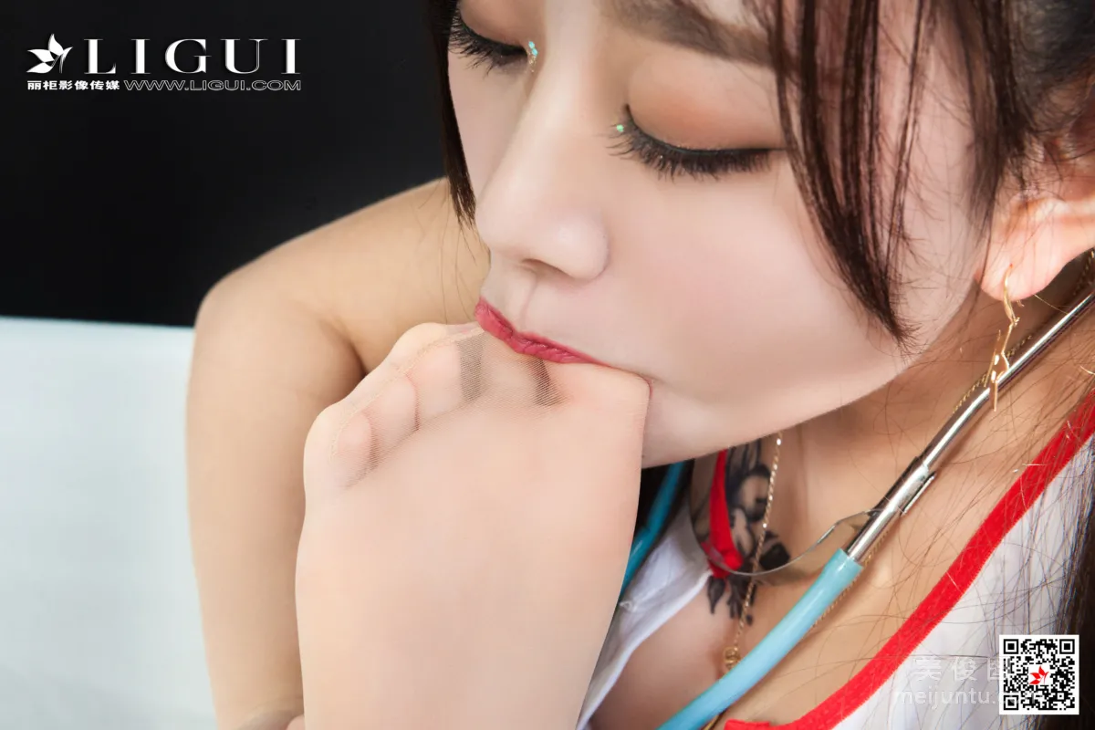 [麗櫃Ligui] 小熊 《領主級特護》 絲襪寫真 45