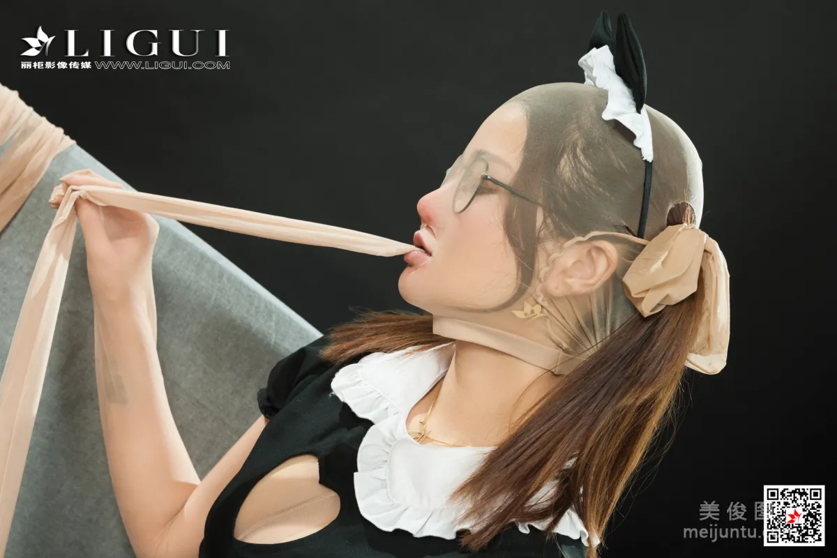 [麗櫃Ligui] 文芮 《顔絲香蓮》 絲襪寫真 55