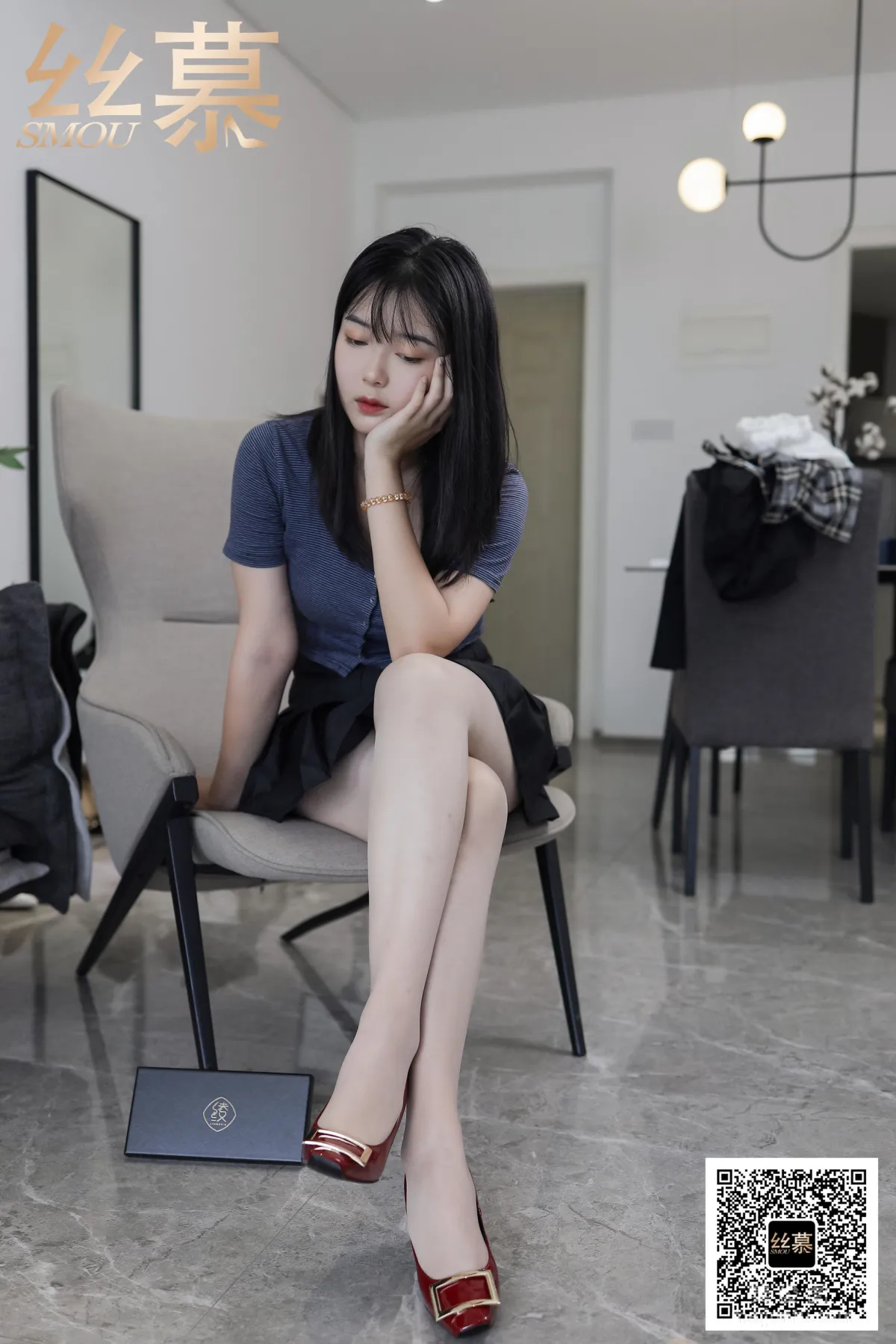 [丝慕SMOU] 特定集TX078 学妹 《百褶裙回忆》 写真套图10