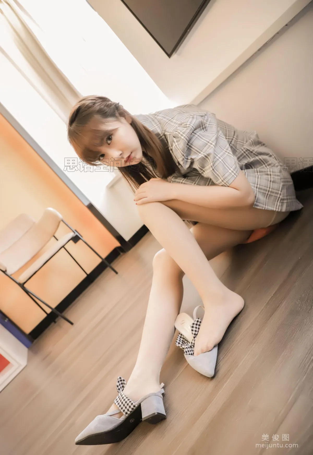 [思話SiHua] SJ016 蘇羽 - 清新肉絲校花 19