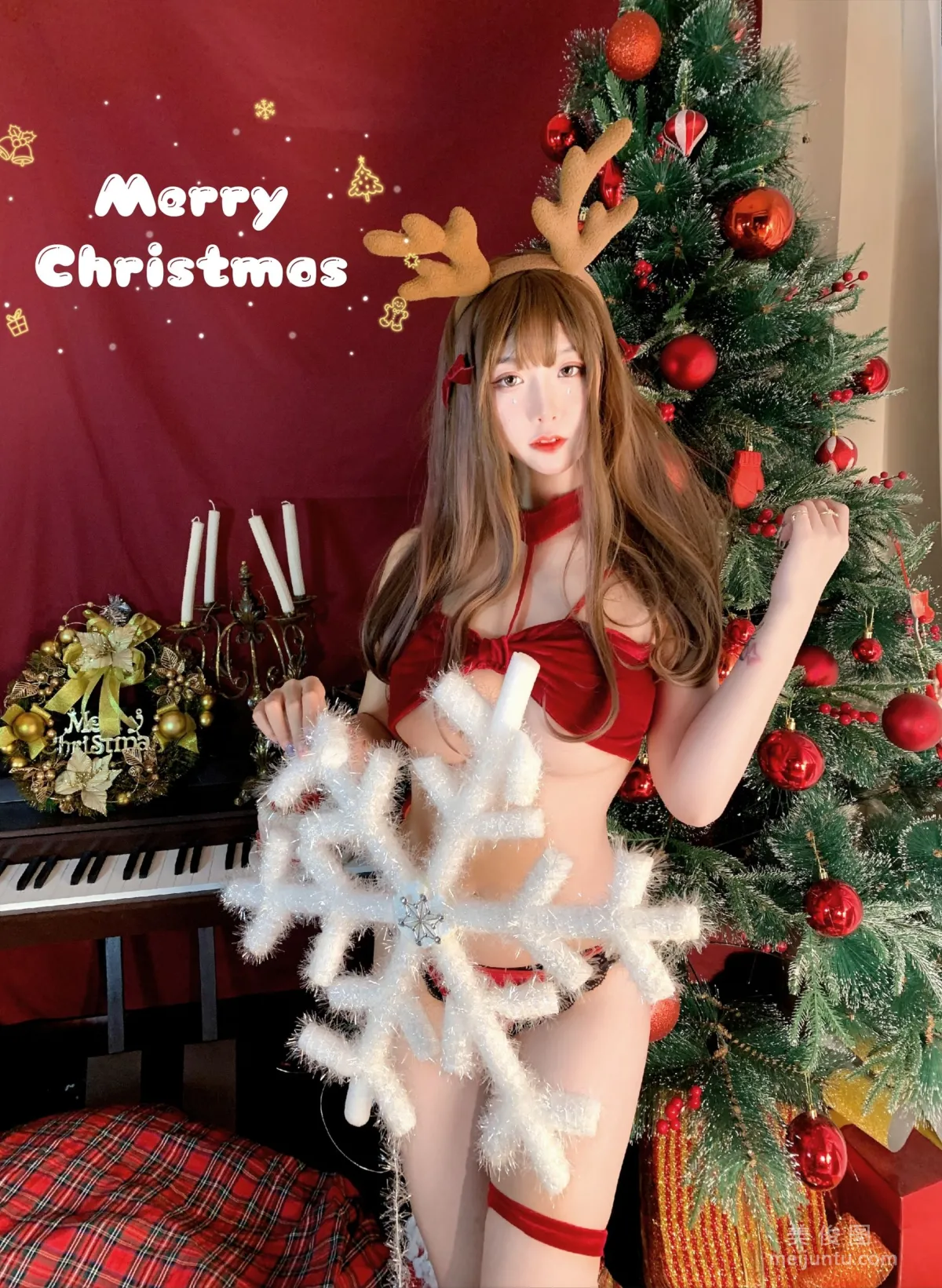 [COS福利] 巨乳貓九醬Sakura - 聖誕特輯 21