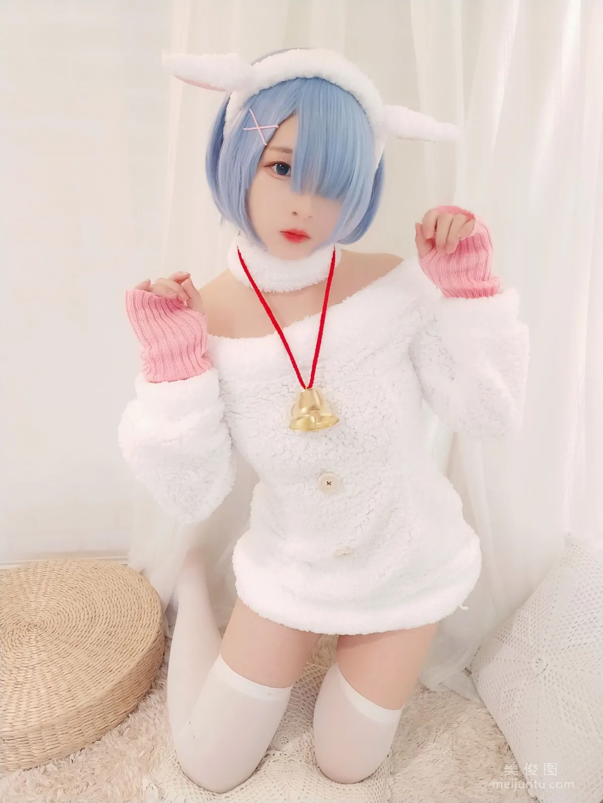 [COS福利] 二次元美女古川kagura - 蕾姆2 16