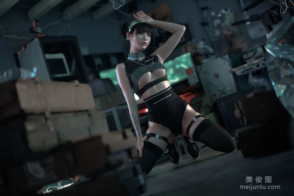 [COS福利] 周叽是可爱兔兔 - 仿生人形 写真套图6