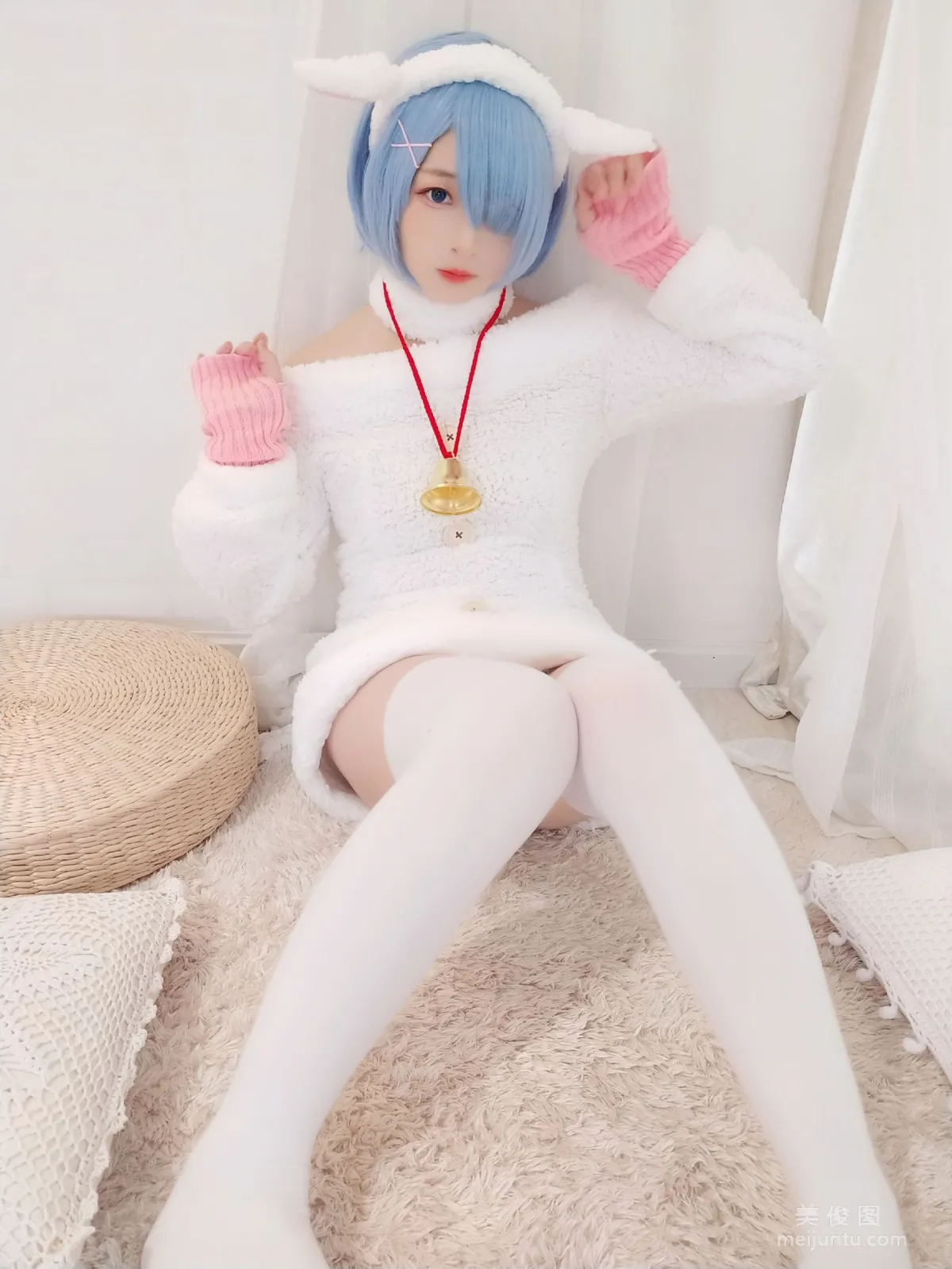 [COS福利] 二次元美女古川kagura - 蕾姆2 23