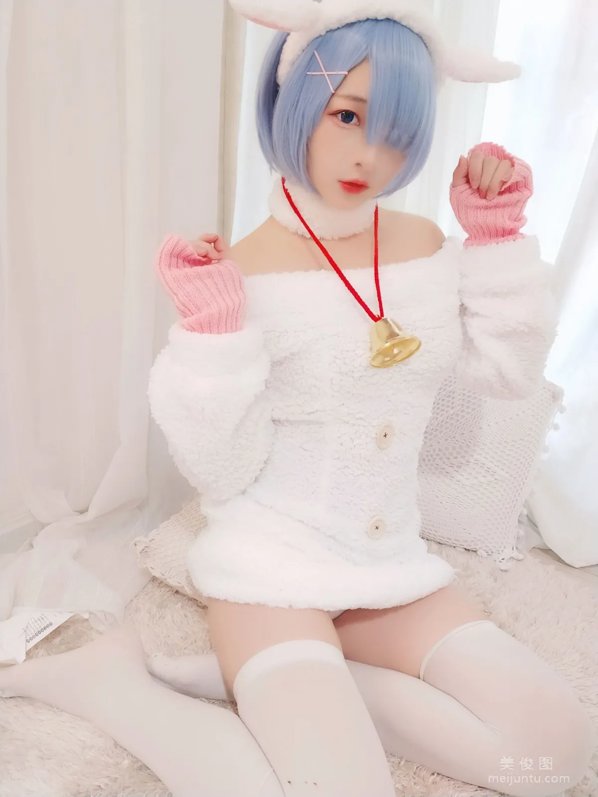 [COS福利] 二次元美女古川kagura - 蕾姆2 15