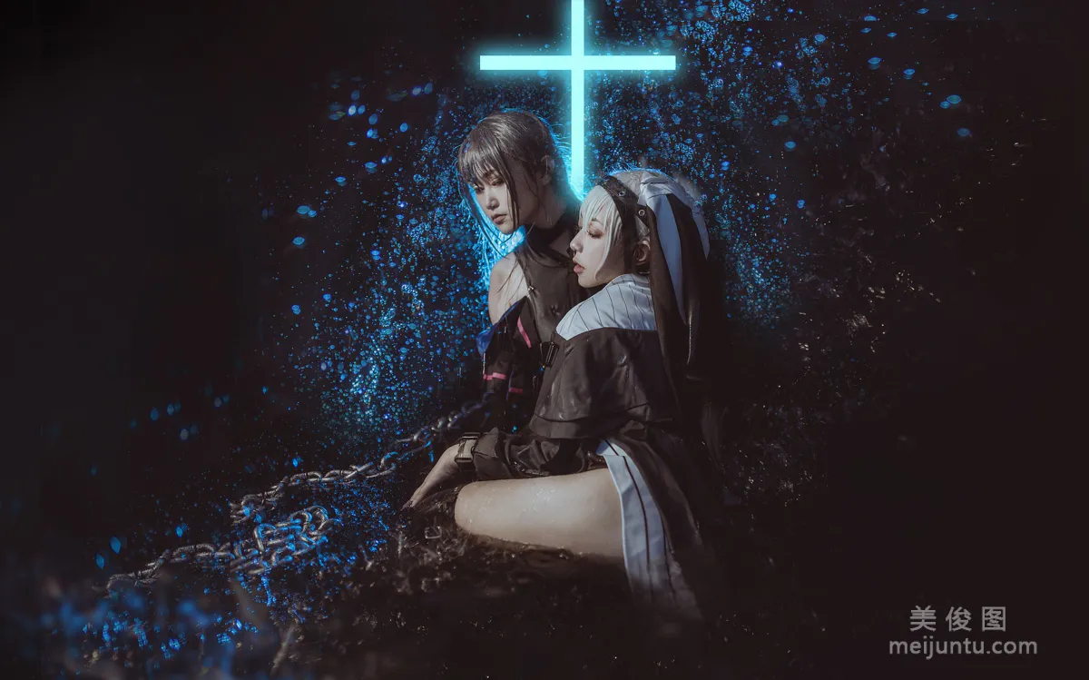 微博萌妹蓝小沂KiKi - 明日方舟 幽灵鲨6