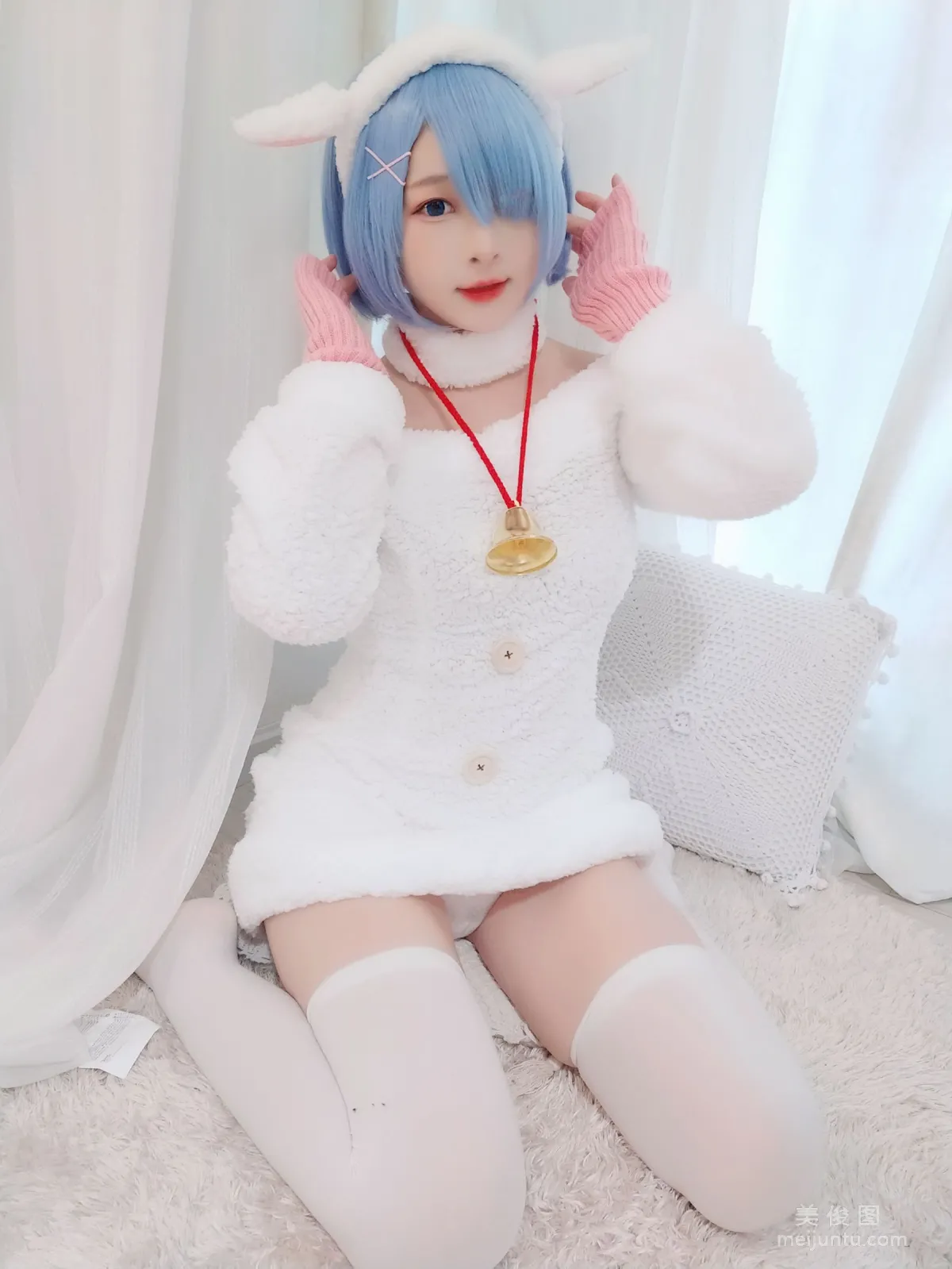 [COS福利] 二次元美女古川kagura - 蕾姆2 14