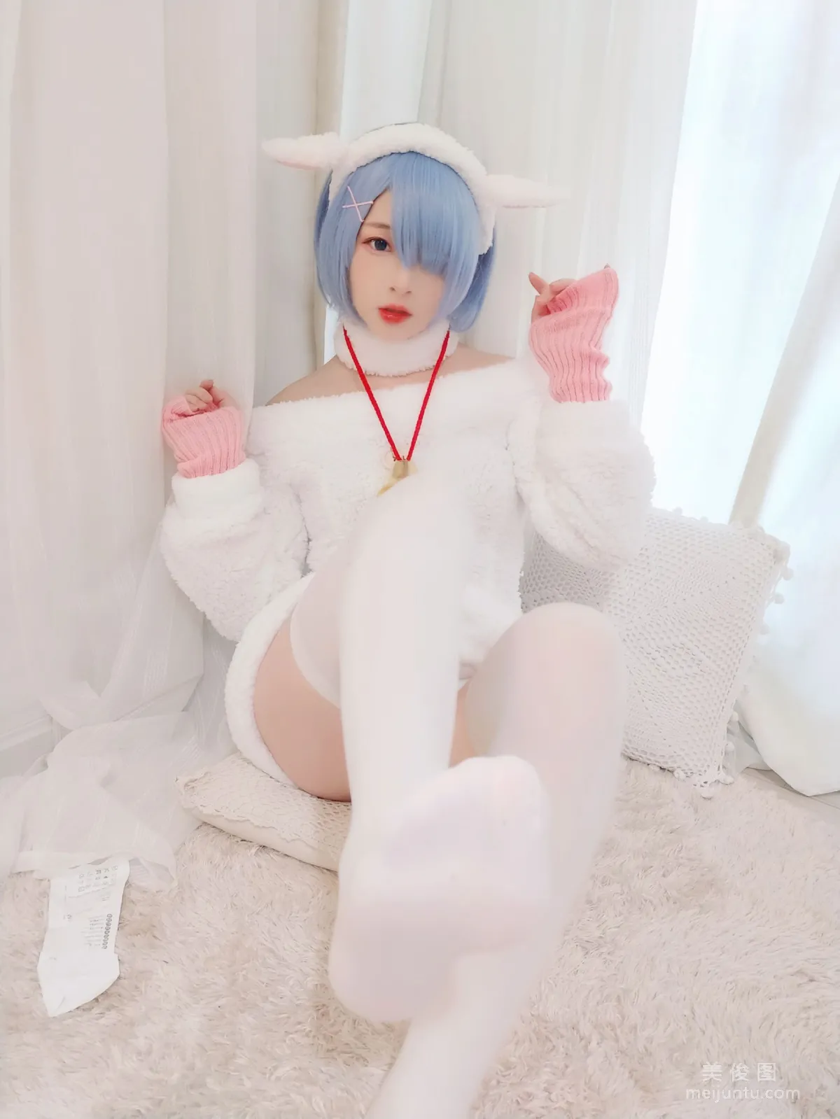 [COS福利] 二次元美女古川kagura - 蕾姆2 13