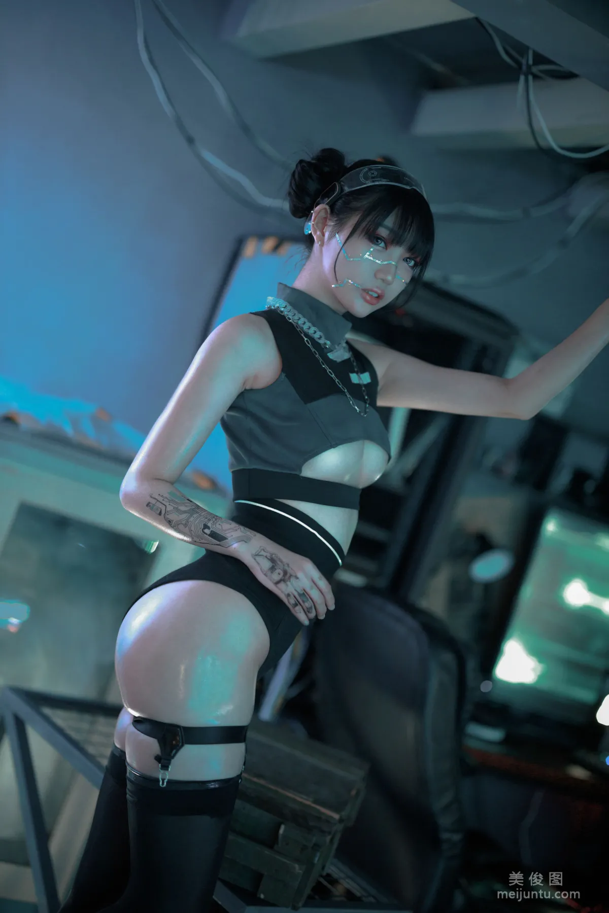 [COS福利] 周叽是可爱兔兔 - 仿生人形 写真套图4