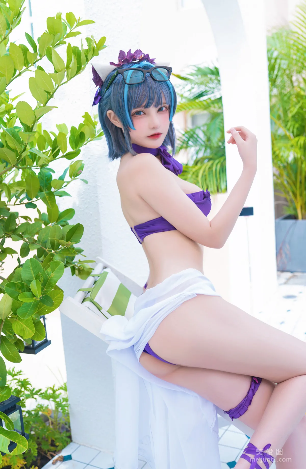 [COS福利] 千夜未来（Senya Miku）- 柴郡电子 写真套图10