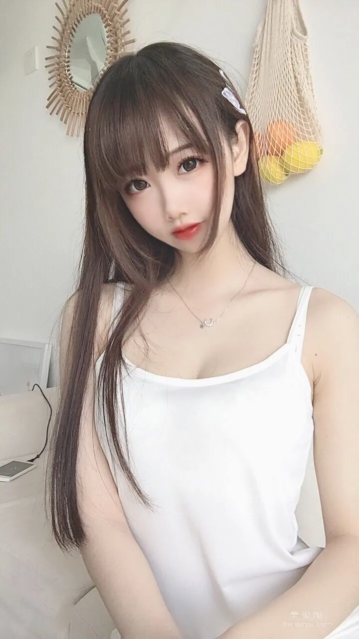[COS福利] 雪琪 - 肉絲吊帶裙 47