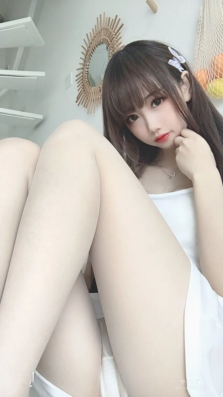 [COS福利] 雪琪 - 肉絲吊帶裙 51