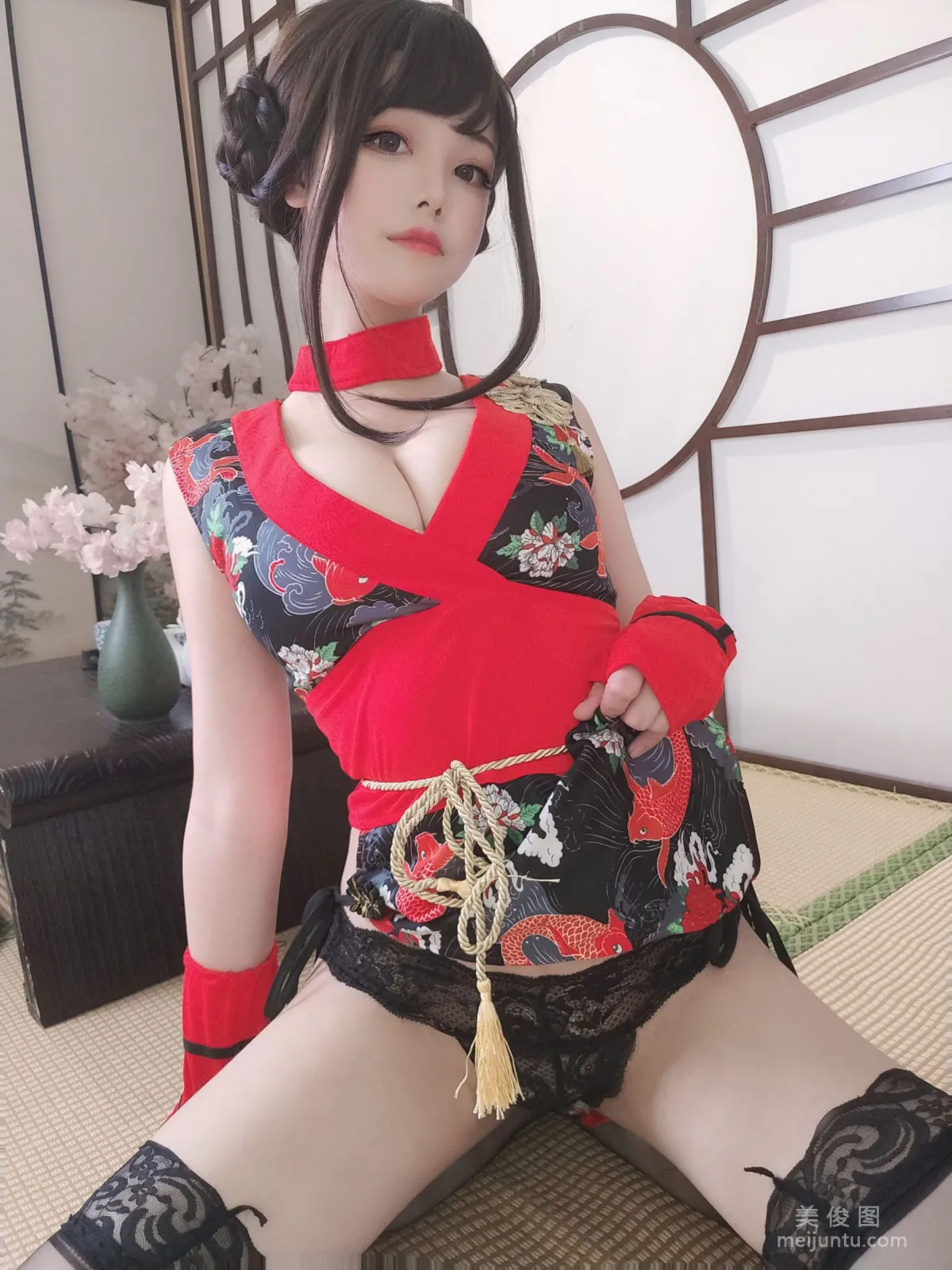 [COS福利] 蜜汁貓裘 - 紅武士 12