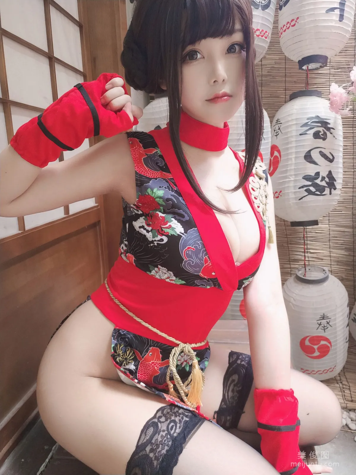 [COS福利] 蜜汁貓裘 - 紅武士 33