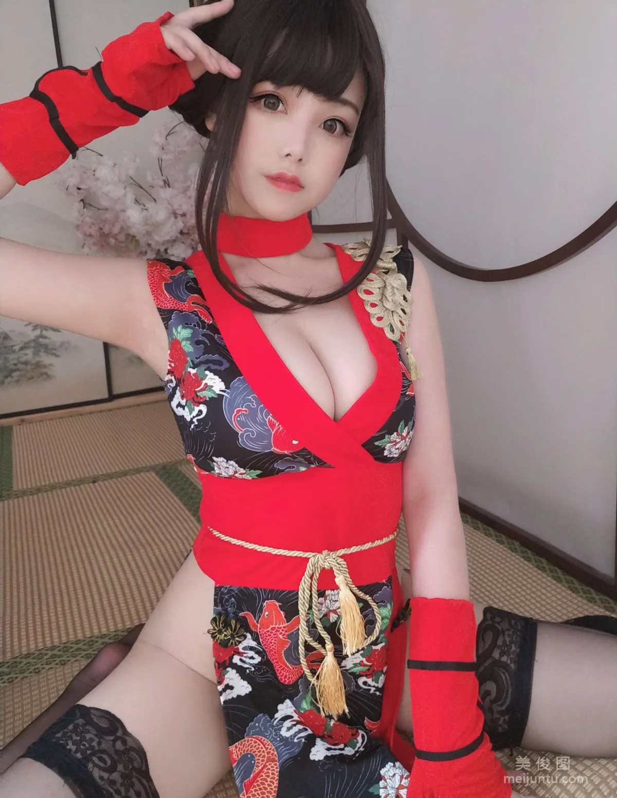 [COS福利] 蜜汁貓裘 - 紅武士 36