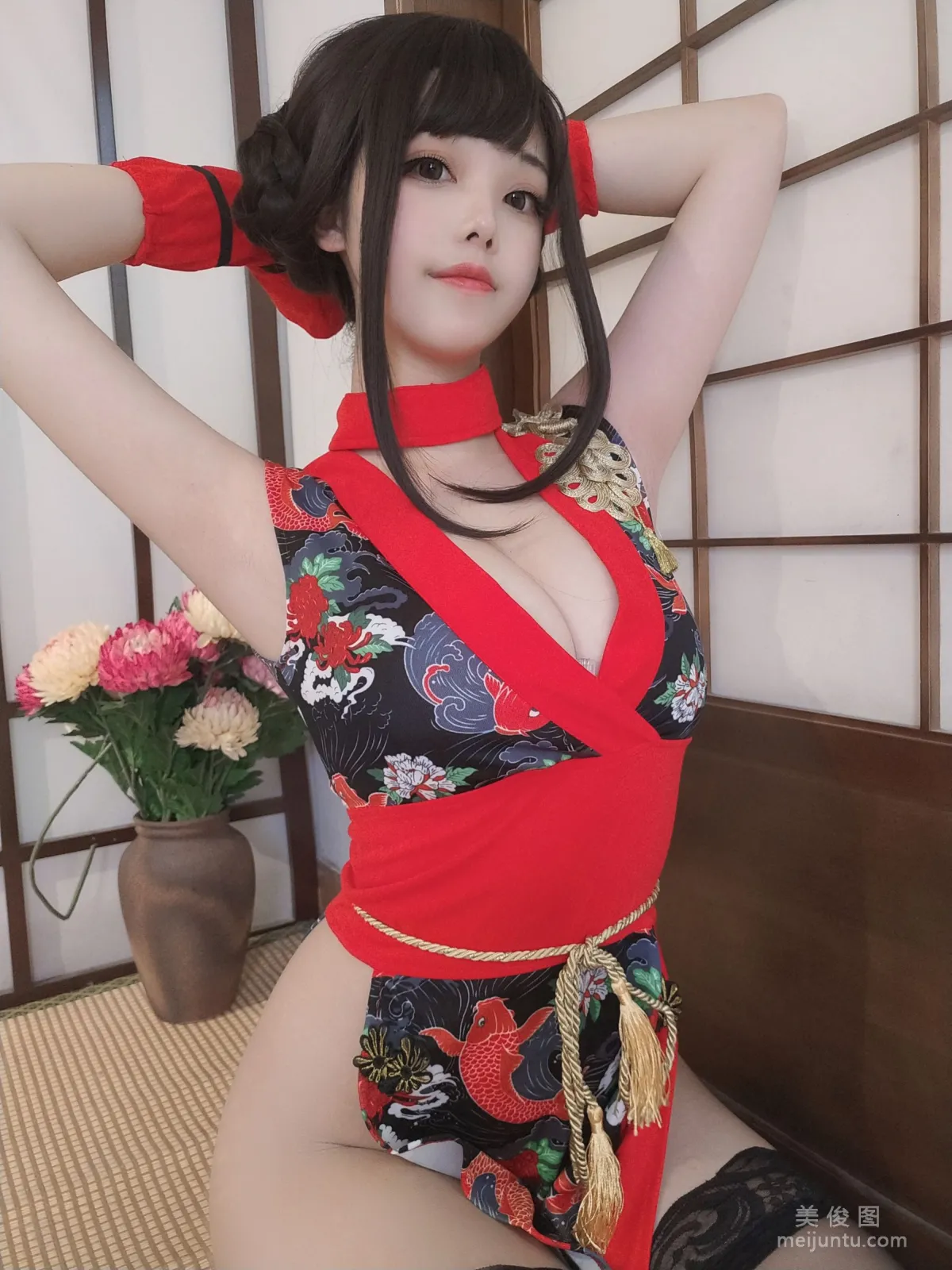 [COS福利] 蜜汁貓裘 - 紅武士 10