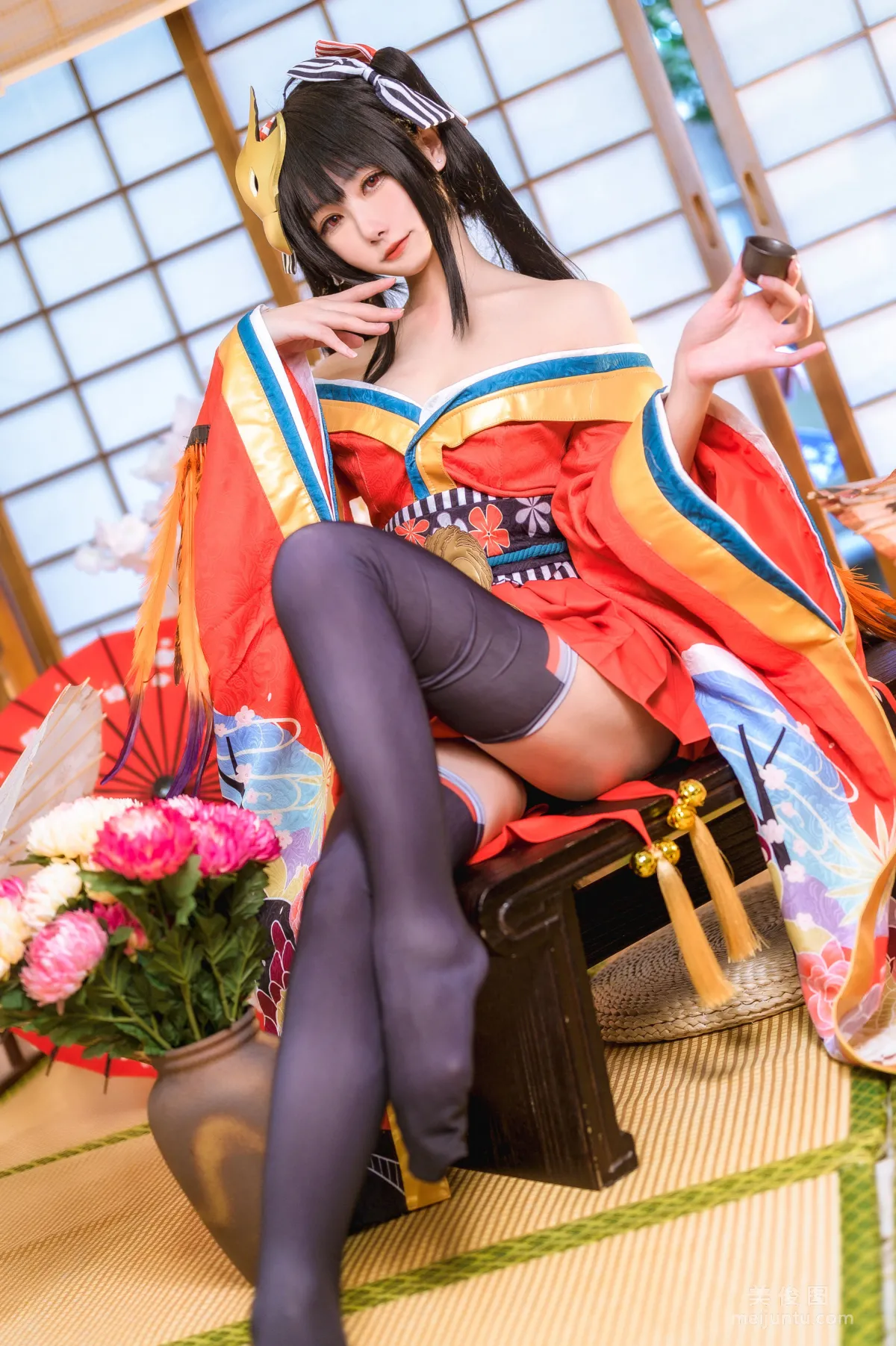 [COS福利] 微博妹子Momoko葵葵 - 大鳳之和服 8