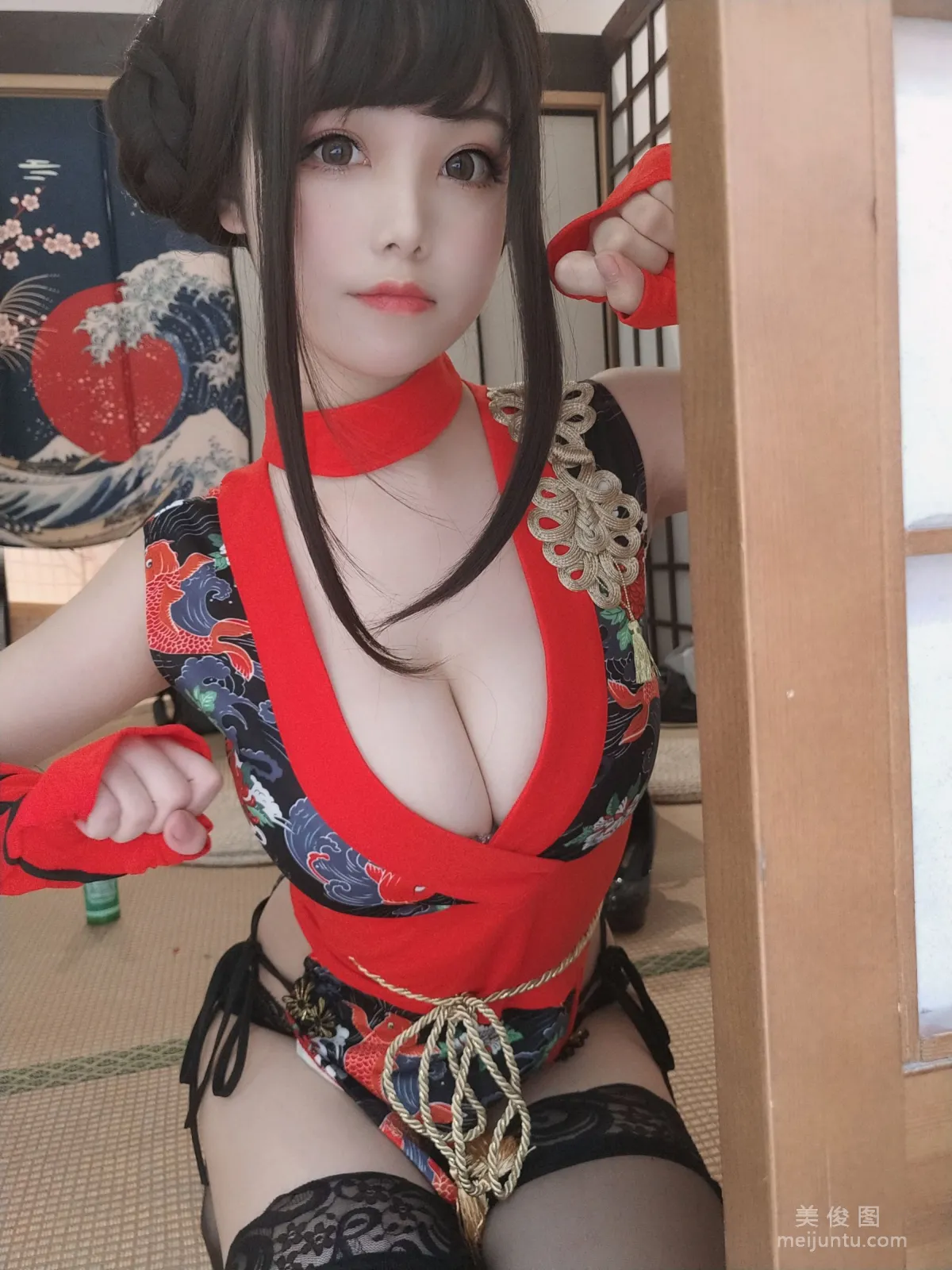 [COS福利] 蜜汁貓裘 - 紅武士 27
