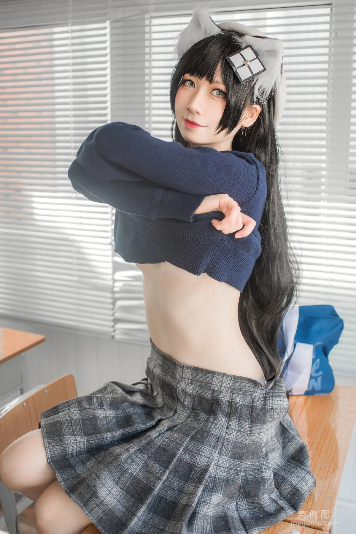[網紅COSER寫真] izumi泉桃子 - 純白畢業季 8