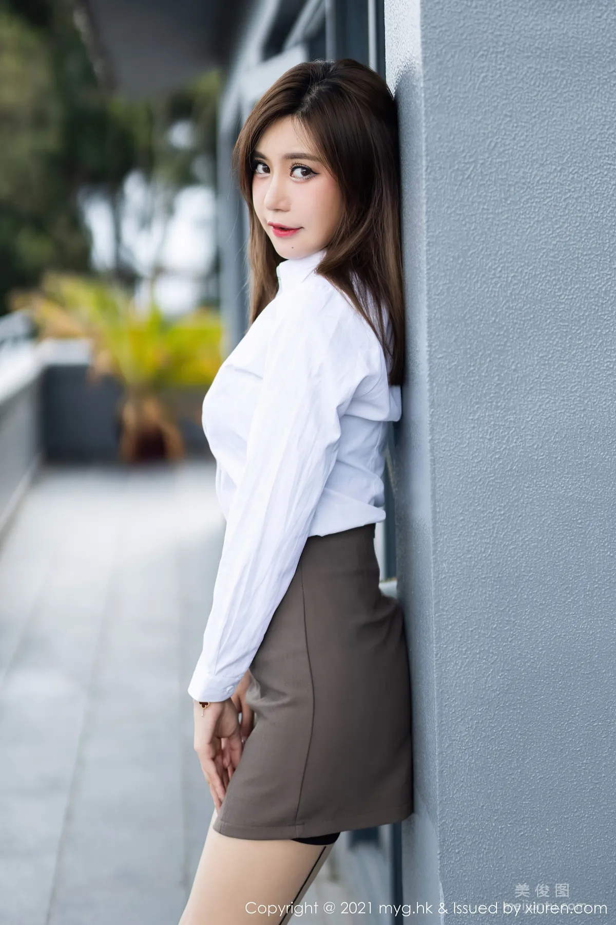 [美媛館MyGirl] Vol.570 绮裡嘉Carina - 經典典雅的襯衫 10