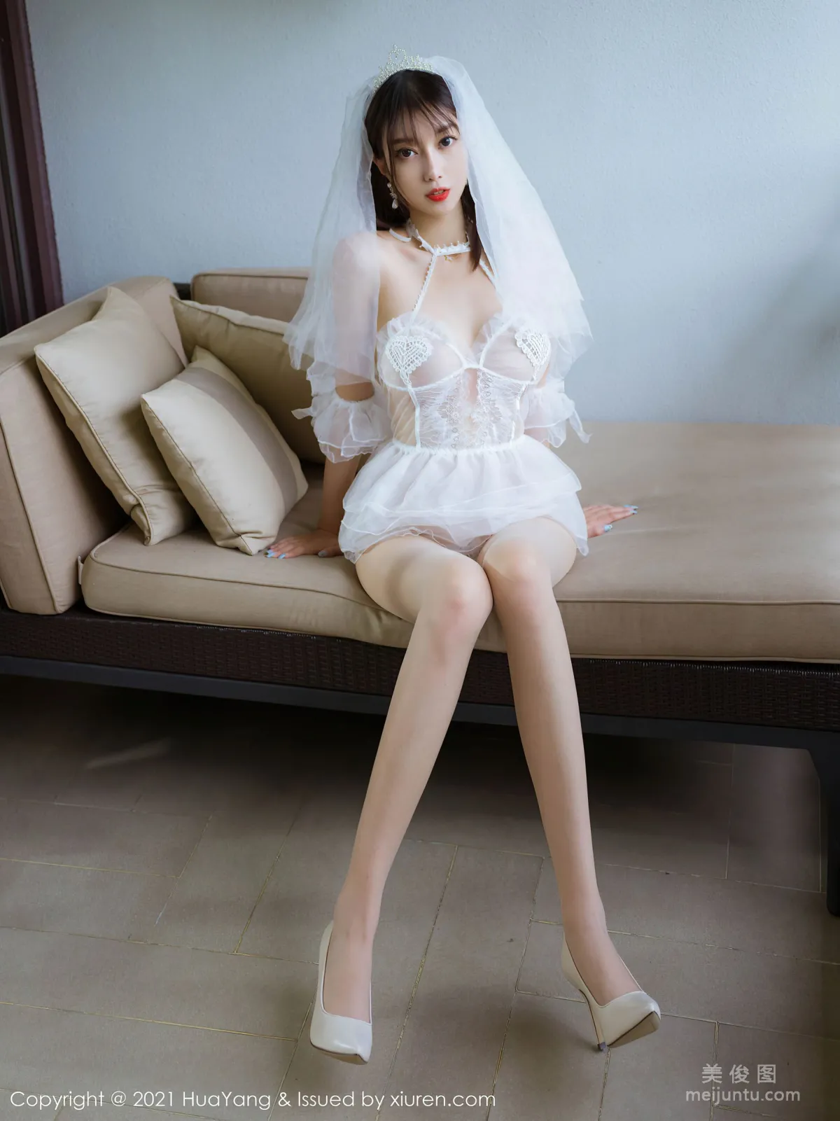 [花漾HuaYang] Vol.439 玥兒玥er - 七夕婚紗主題寫真 1