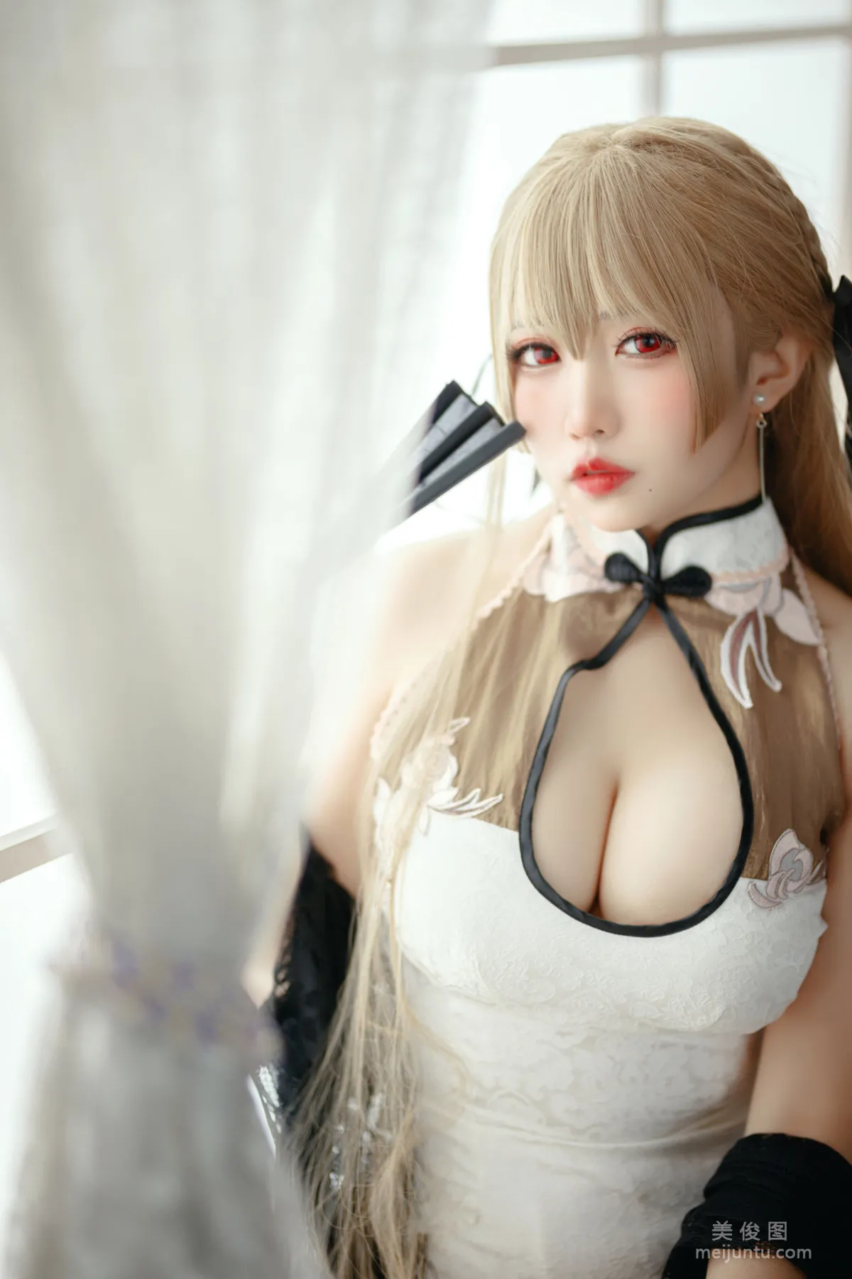 [網紅COSER] 動漫博主貓田聖奈奈(桃之啾啾) - 白玉佳人 11