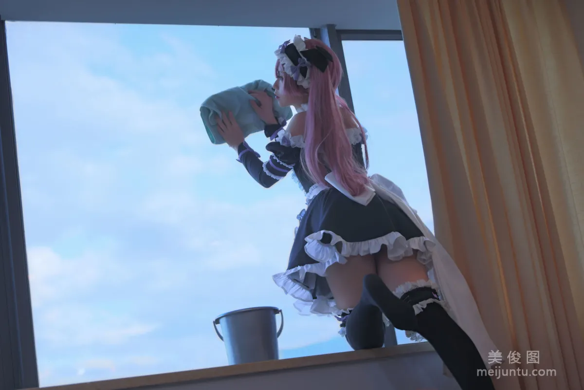[網紅COSER] 動漫博主G44不會受傷 - lade女仆 2