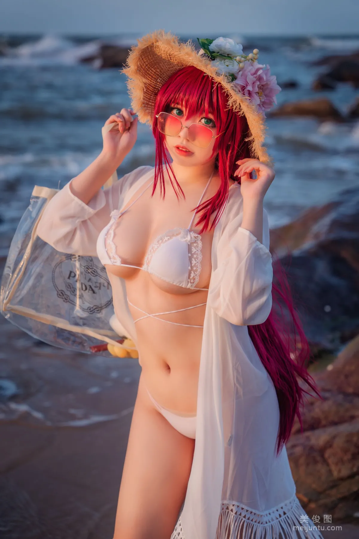 [網紅COSER] 啊日日_Ganlory - 絮庫夫泳裝 28