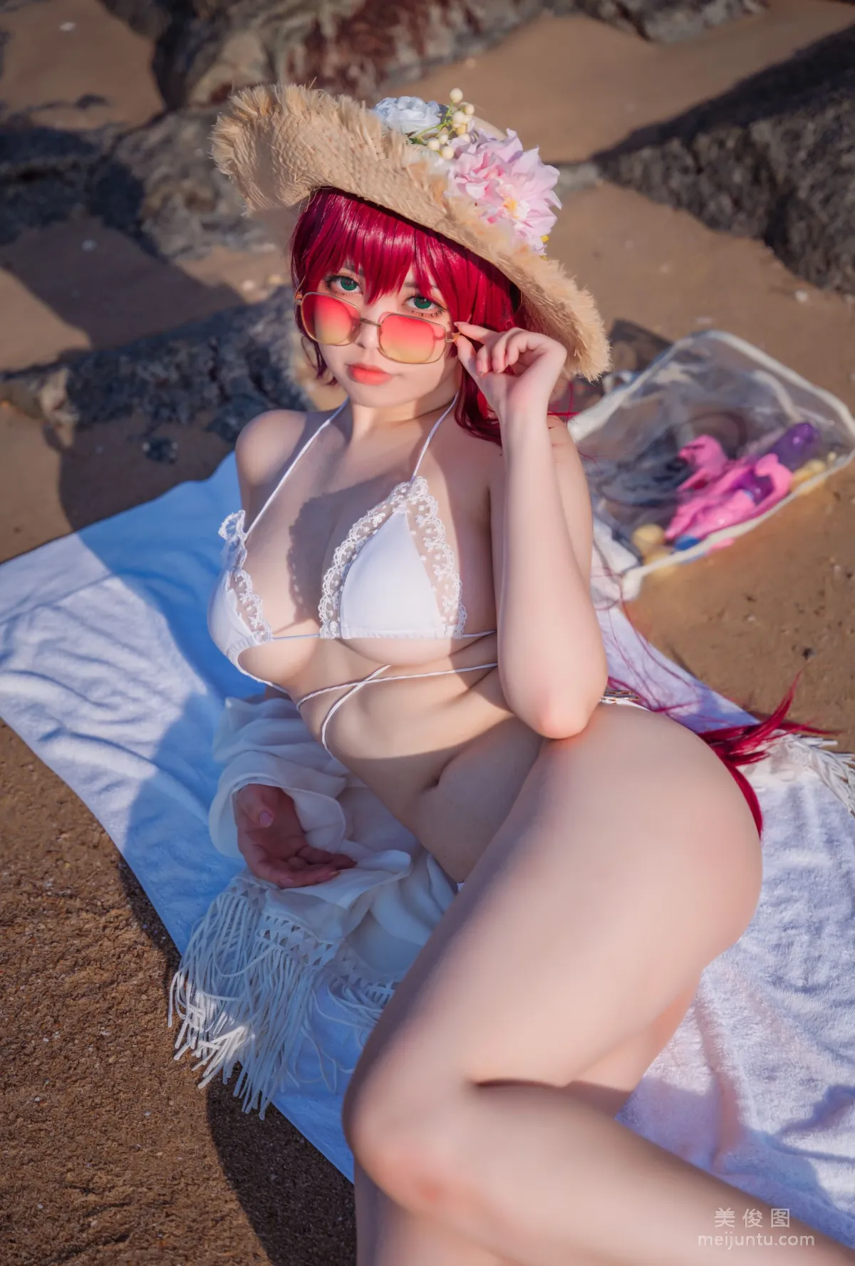 [網紅COSER] 啊日日_Ganlory - 絮庫夫泳裝 12