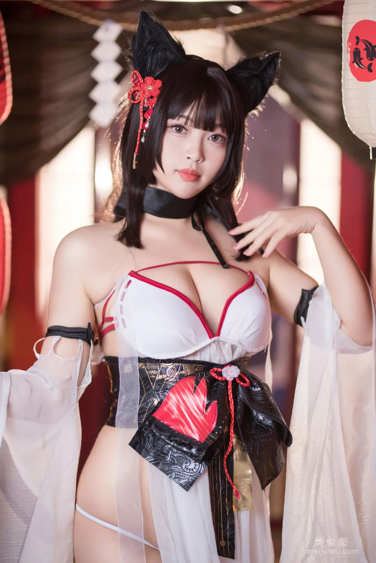 [網紅COSER] 萌系小姐姐-白烨- - 濕身泳裝 21