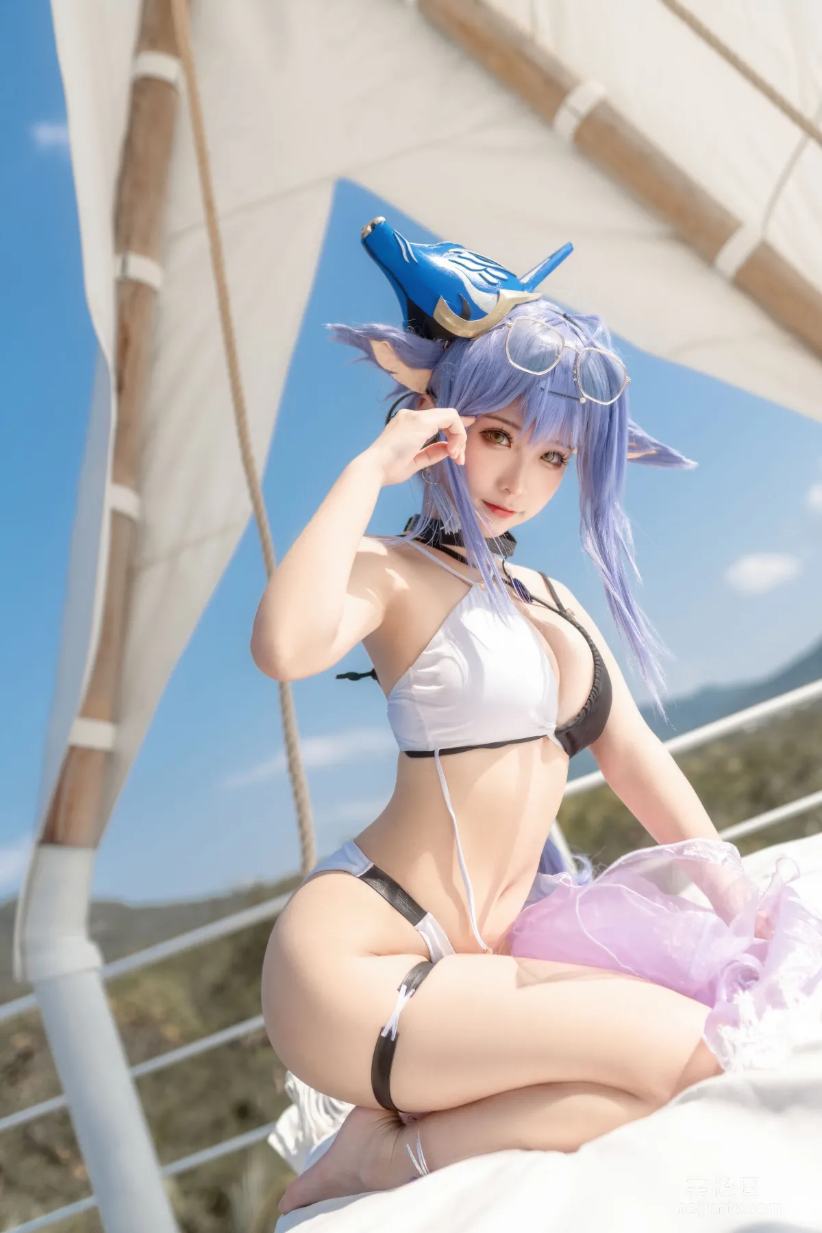 [網紅COSER] 動漫博主蠢沫沫 - 童の假日 士佐 2