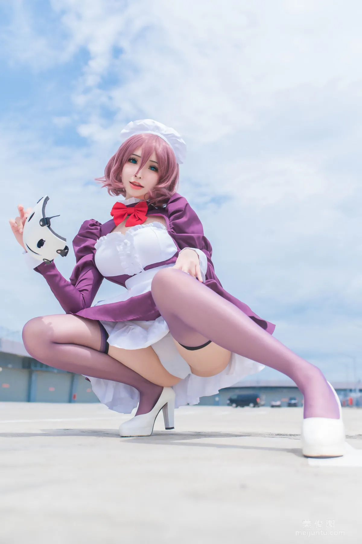 [網紅COSER] 花リリ(Plant Lily) - Maid Mask 7