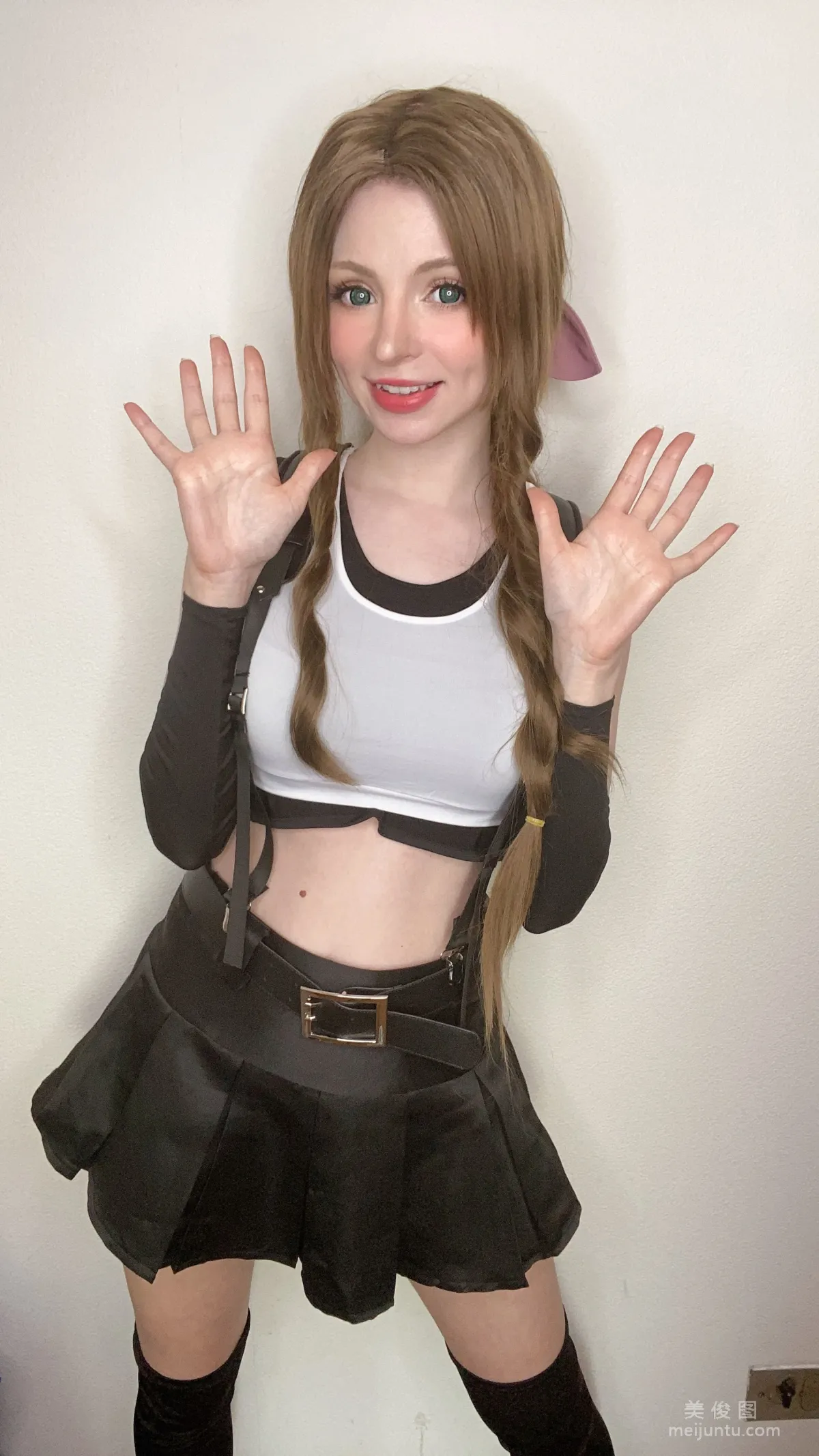 [網紅COSER] Peach milky - Aerith Tifa Swap 52
