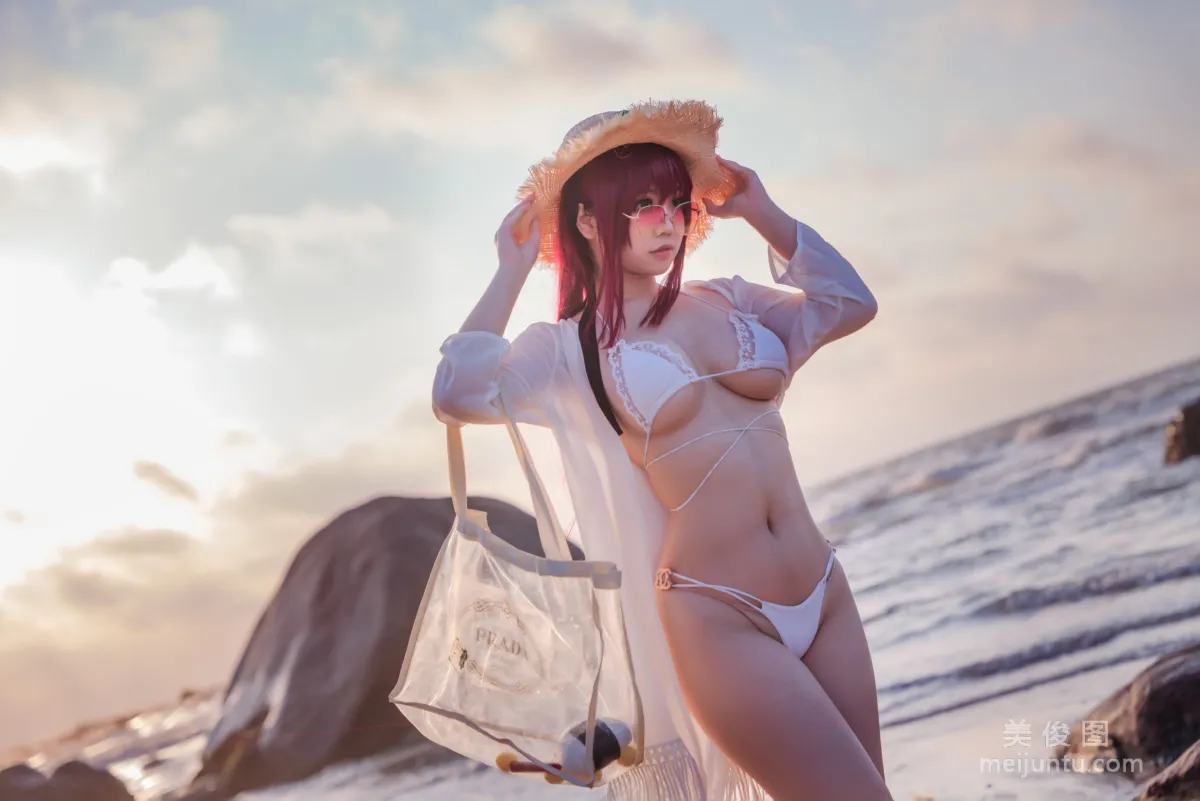 [網紅COSER] 啊日日_Ganlory - 絮庫夫泳裝 40