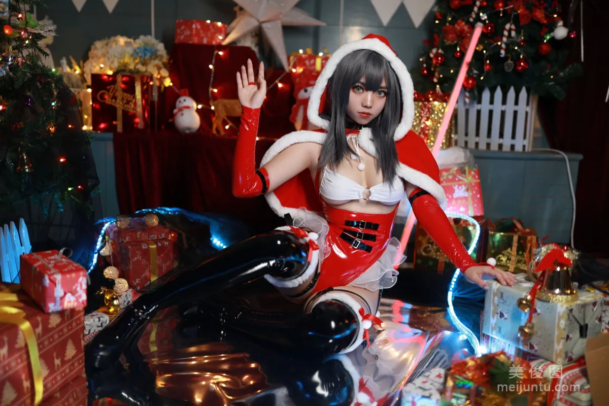 [网红COSER] 啊日日_Ganlory - 圣诞44