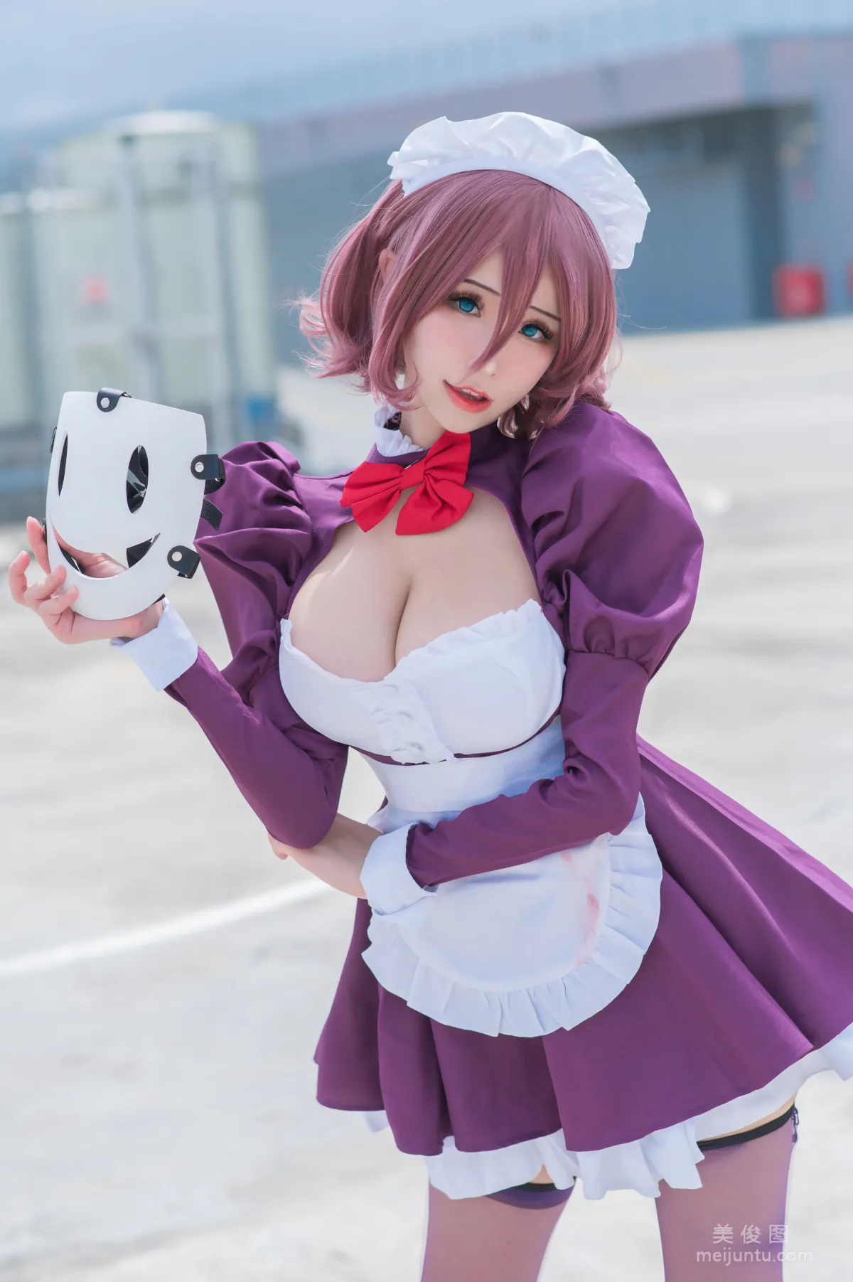 [網紅COSER] 花リリ(Plant Lily) - Maid Mask 9