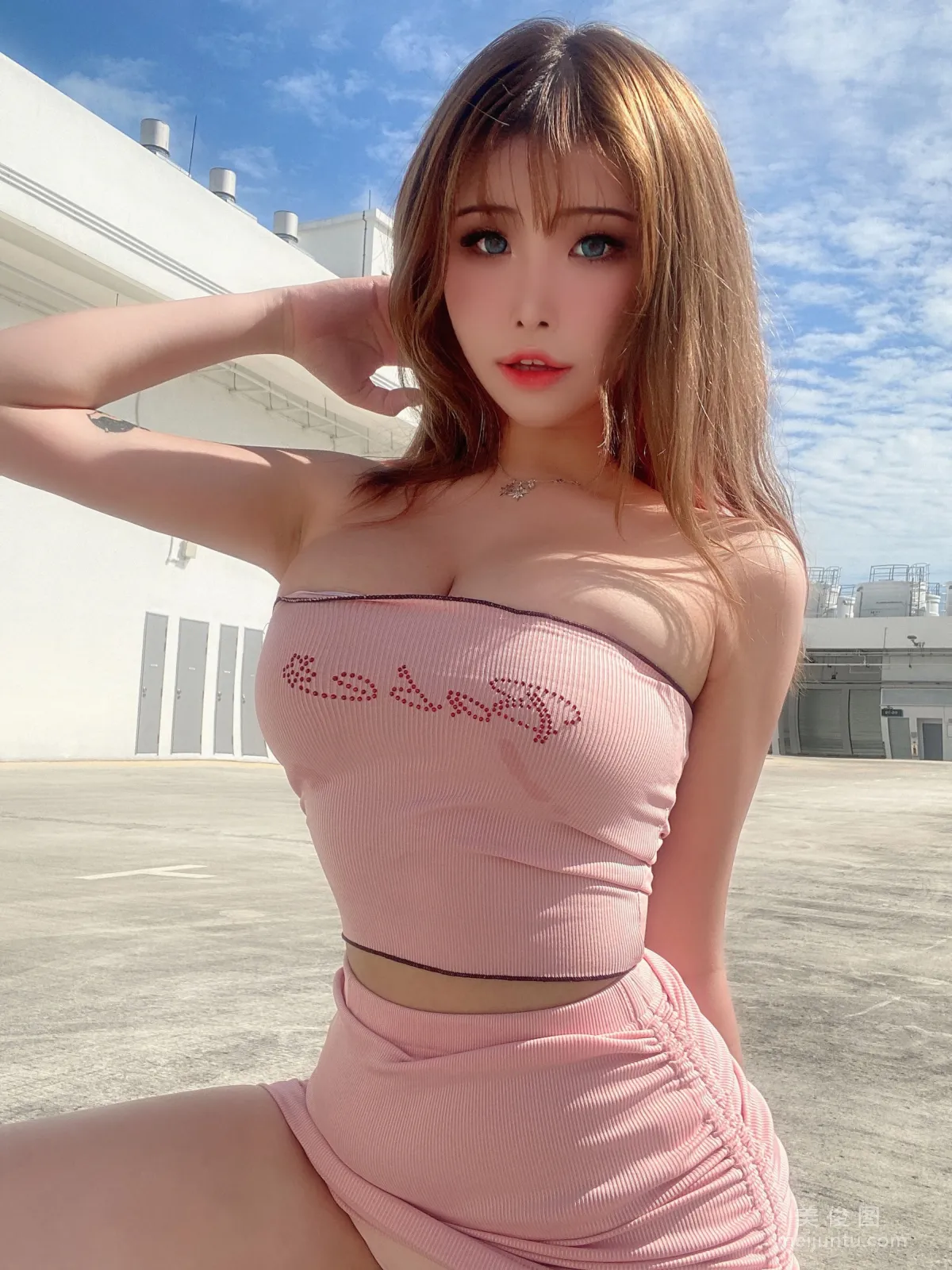 [網紅COSER] 花リリ(Plant Lily) - Casual Pink 6