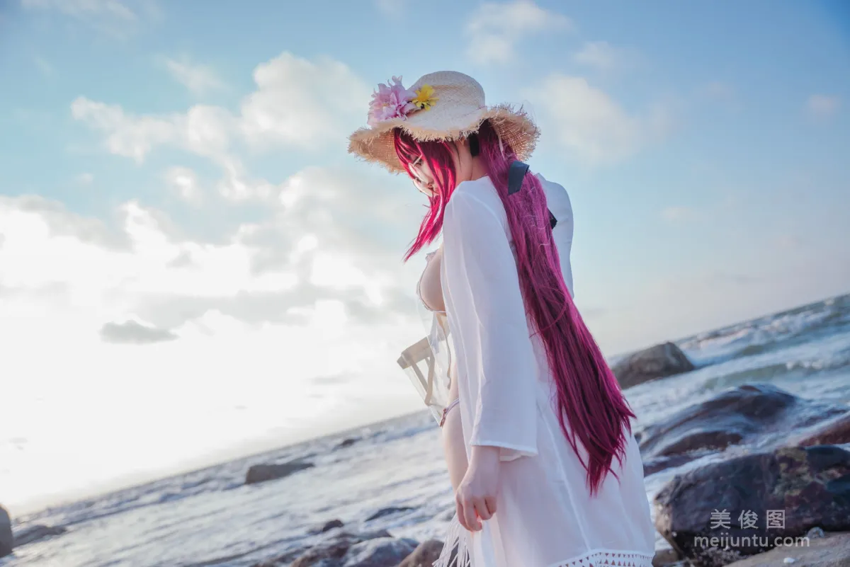 [網紅COSER] 啊日日_Ganlory - 絮庫夫泳裝 36