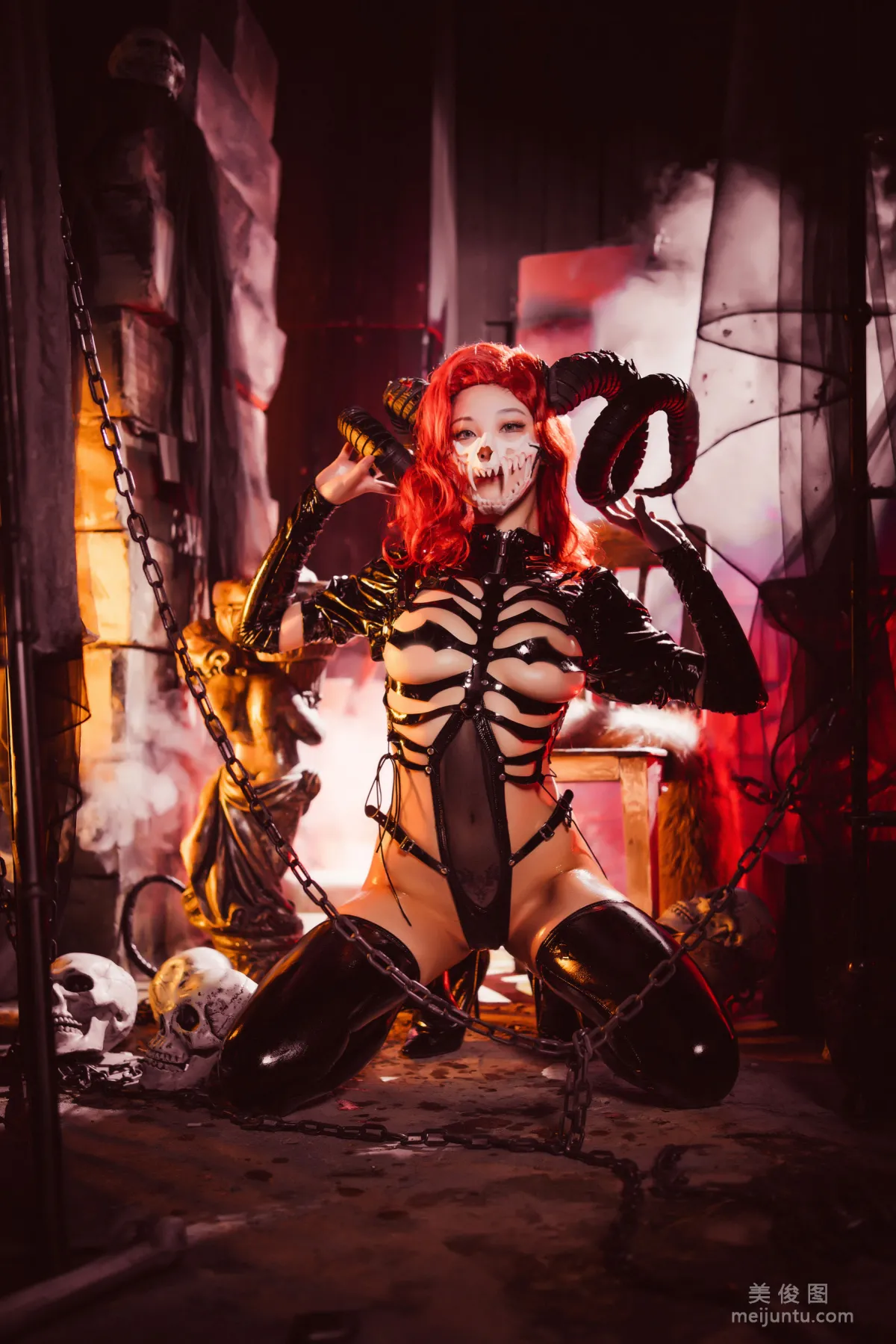 [網紅COSER] 萌系小姐姐蜜汁貓裘 - 骸骨 33