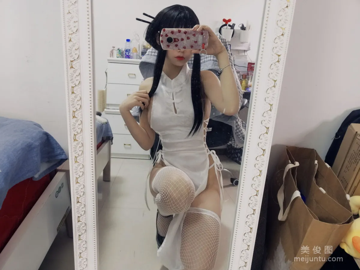 [網紅COSER] 貓君君MaoJun - 綁帶旗袍 4