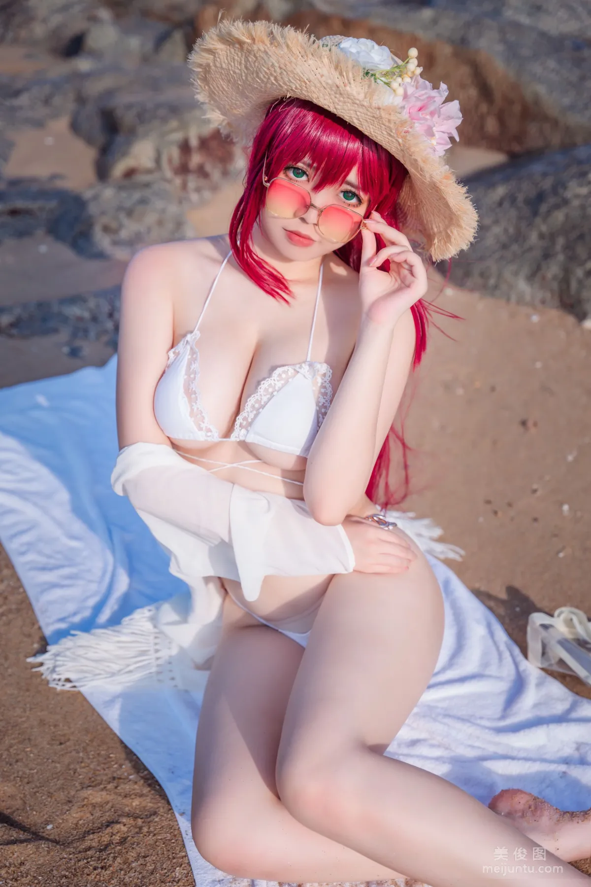 [網紅COSER] 啊日日_Ganlory - 絮庫夫泳裝 24