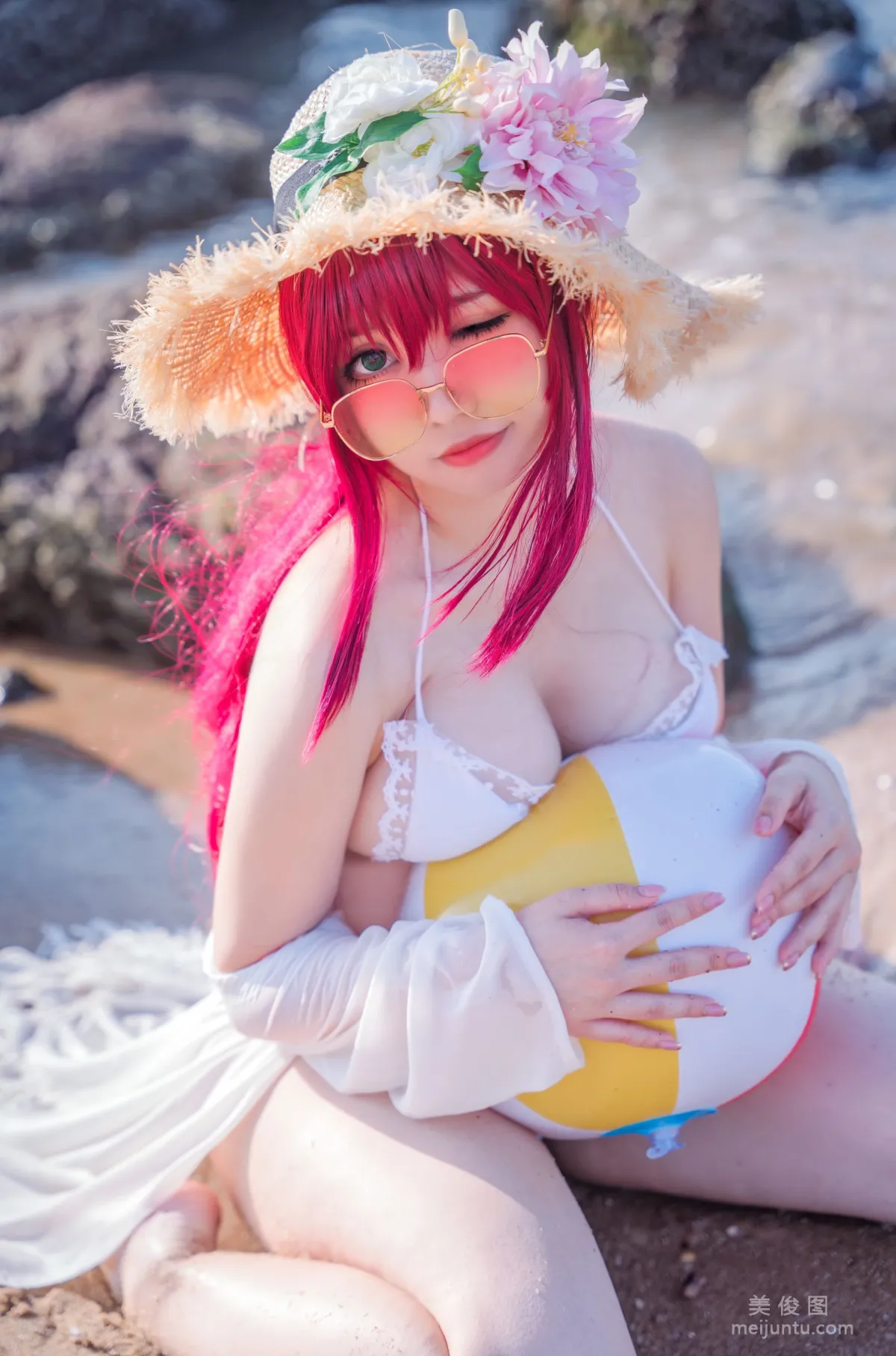 [網紅COSER] 啊日日_Ganlory - 絮庫夫泳裝 2
