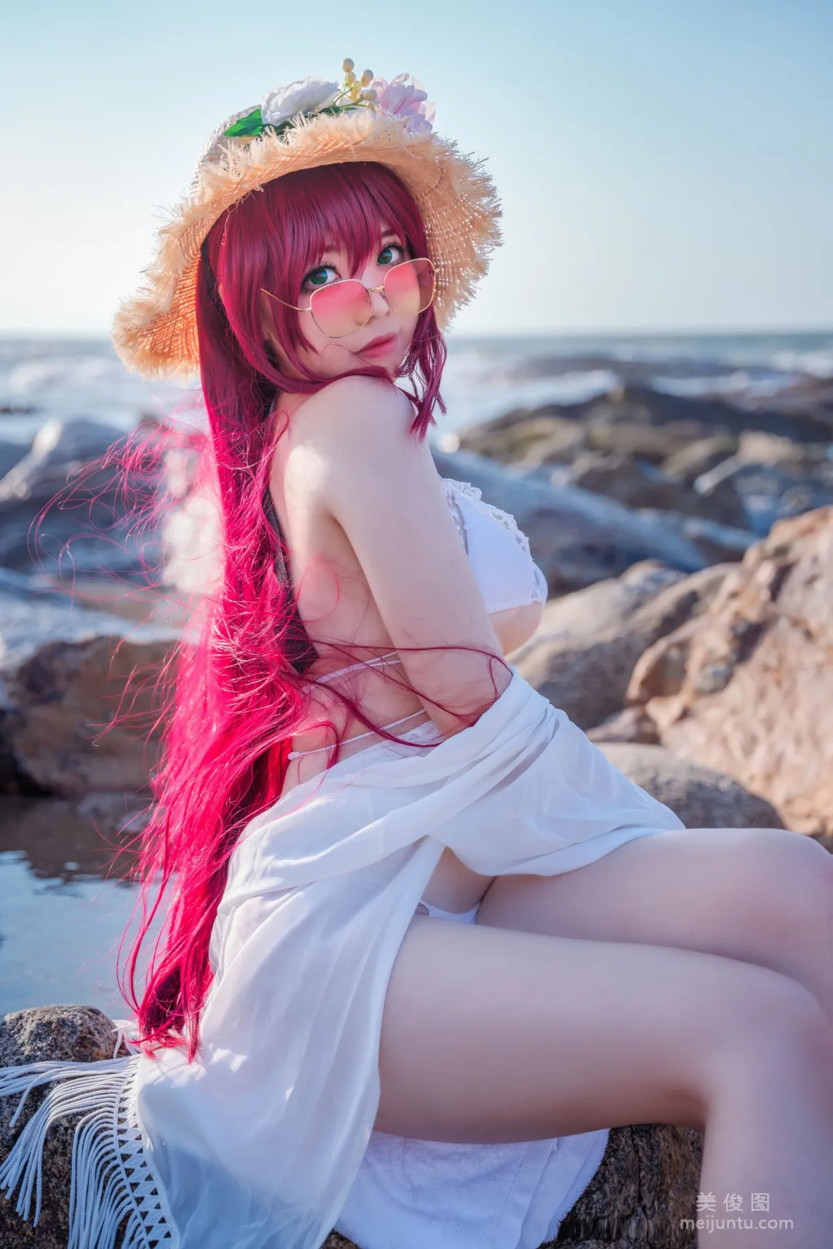 [網紅COSER] 啊日日_Ganlory - 絮庫夫泳裝 1