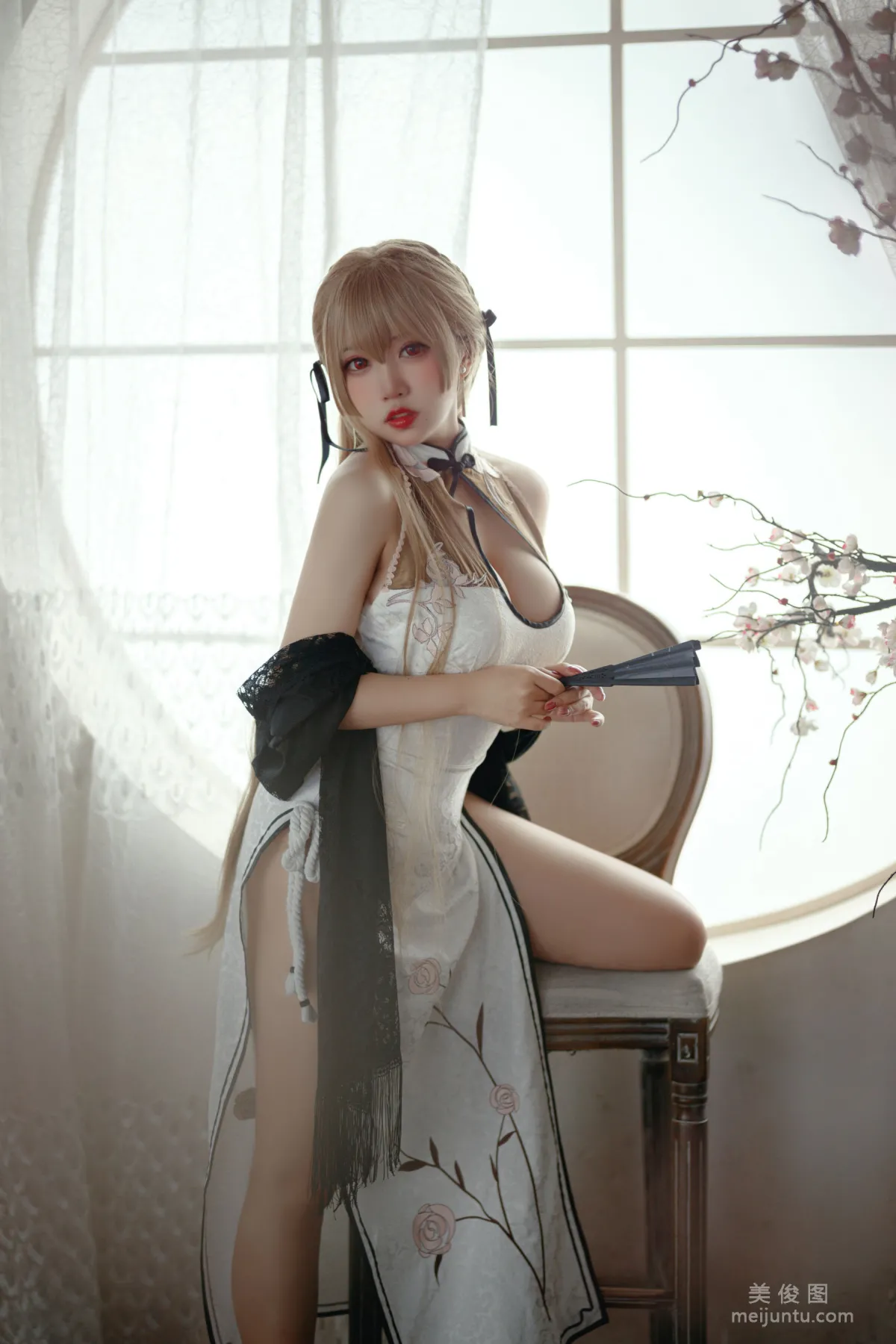 [網紅COSER] 動漫博主貓田聖奈奈(桃之啾啾) - 白玉佳人 22