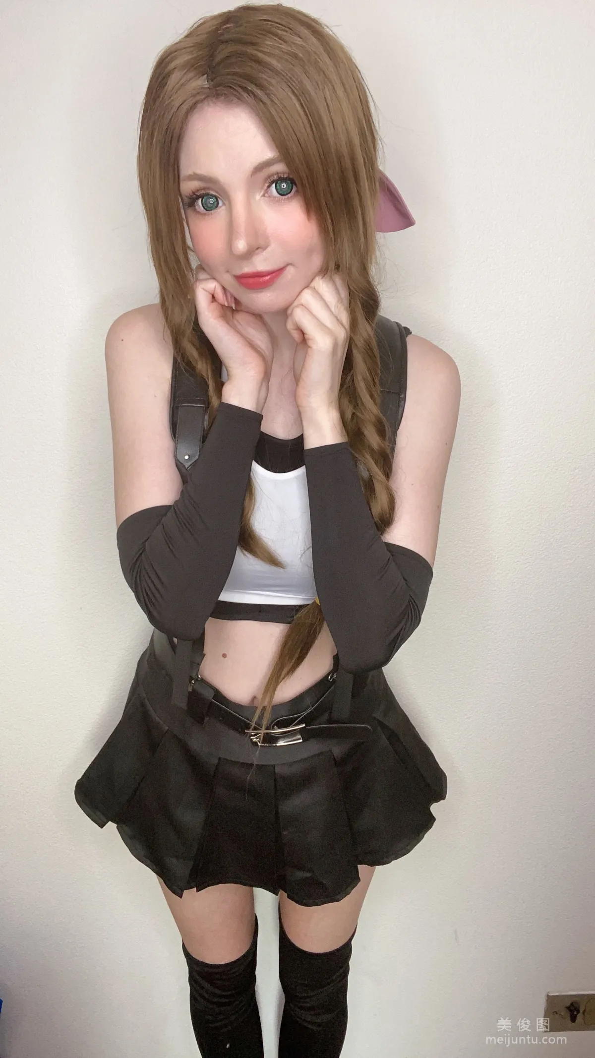 [網紅COSER] Peach milky - Aerith Tifa Swap 57