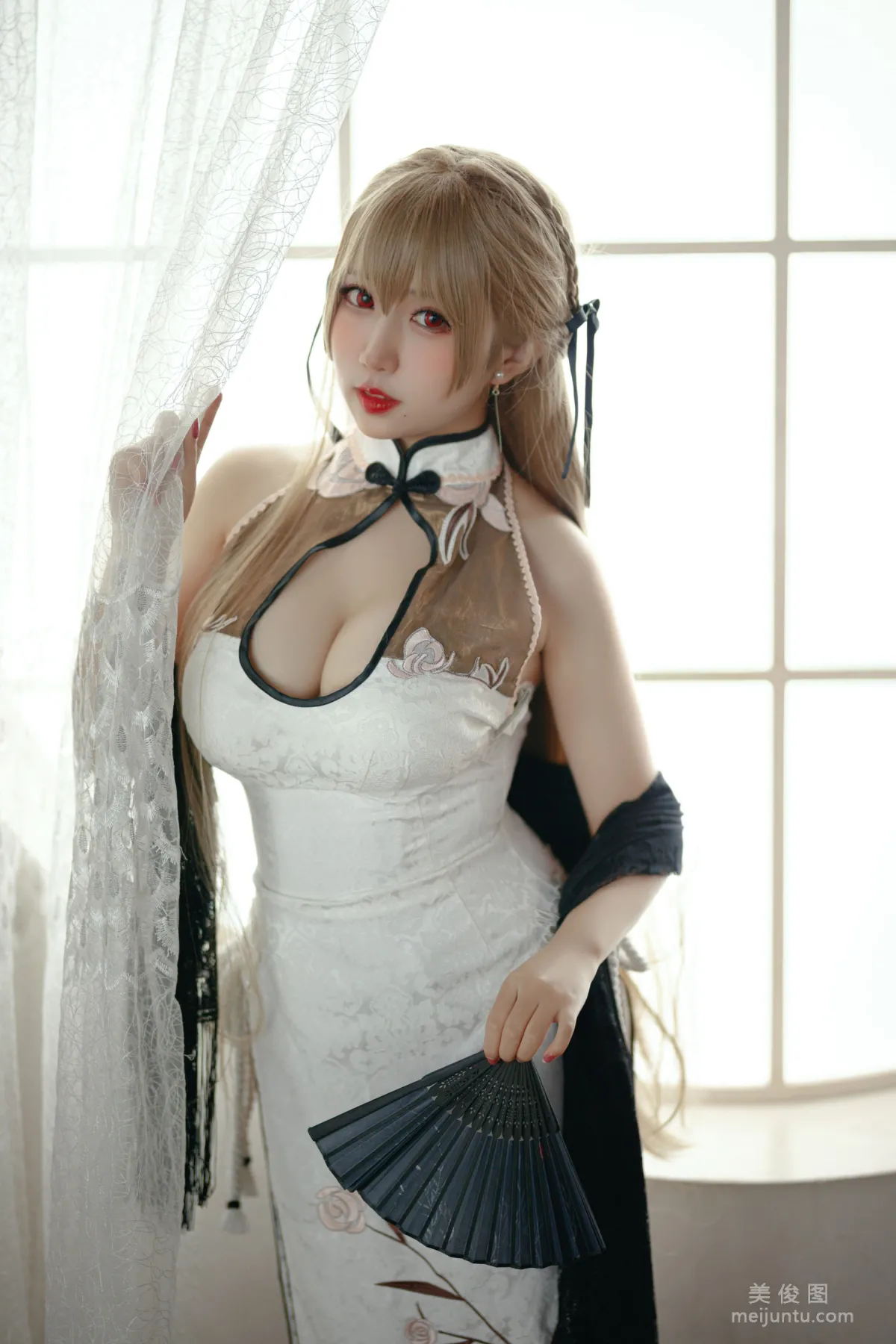 [網紅COSER] 動漫博主貓田聖奈奈(桃之啾啾) - 白玉佳人 20