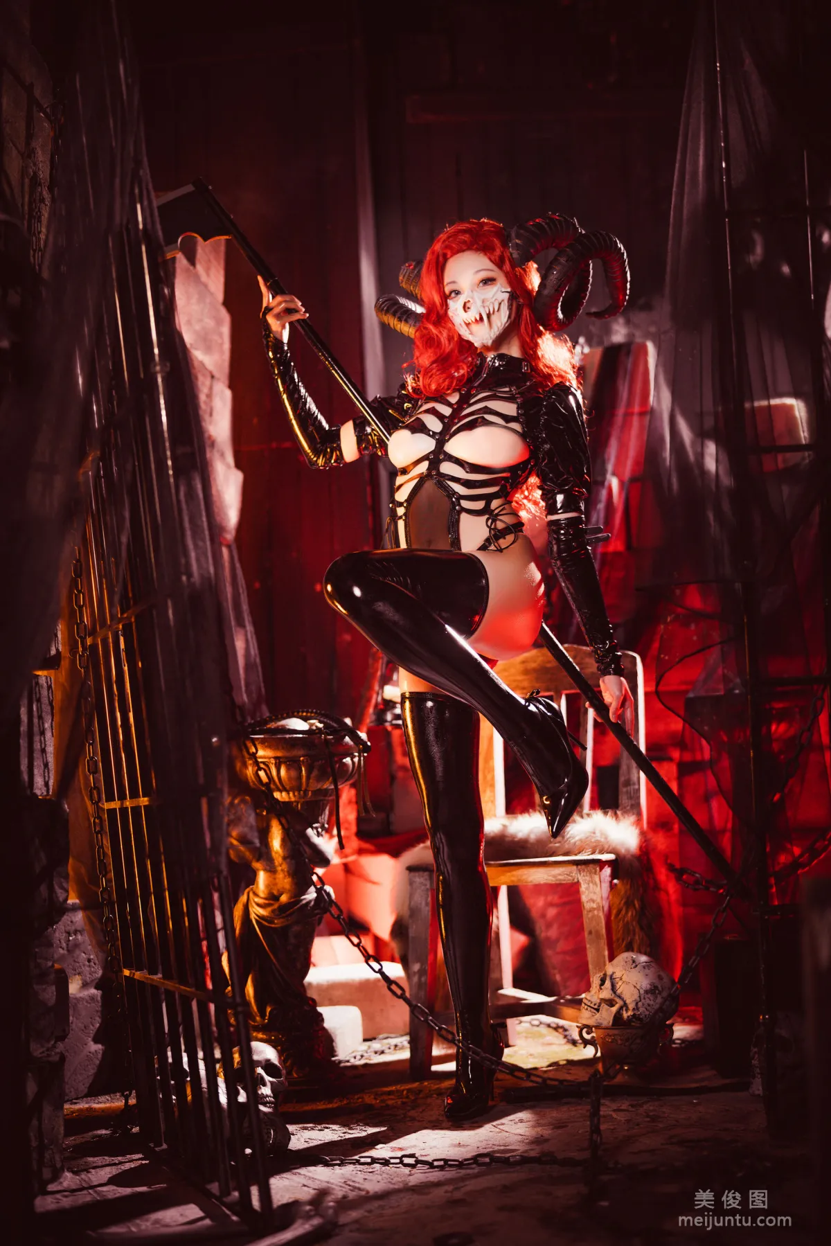 [網紅COSER] 萌系小姐姐蜜汁貓裘 - 骸骨 28