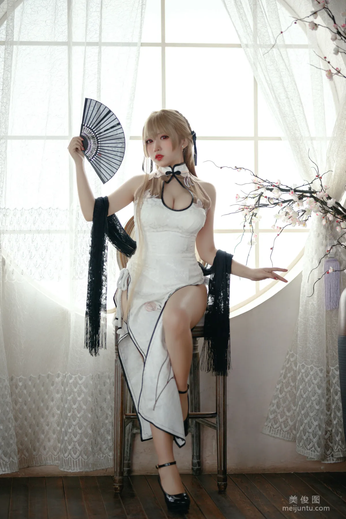 [网红COSER] 动漫博主貓田聖奈奈(桃之啾啾) - 白玉佳人2