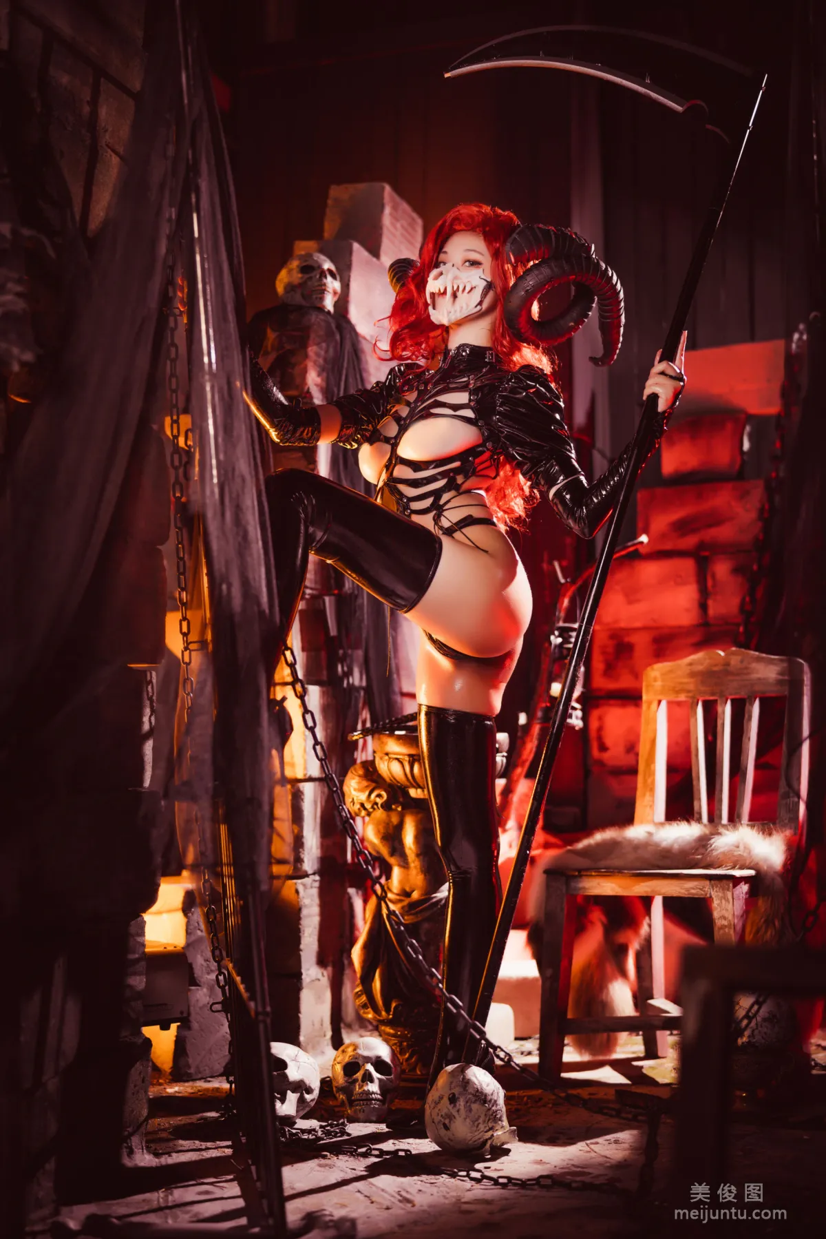 [網紅COSER] 萌系小姐姐蜜汁貓裘 - 骸骨 22