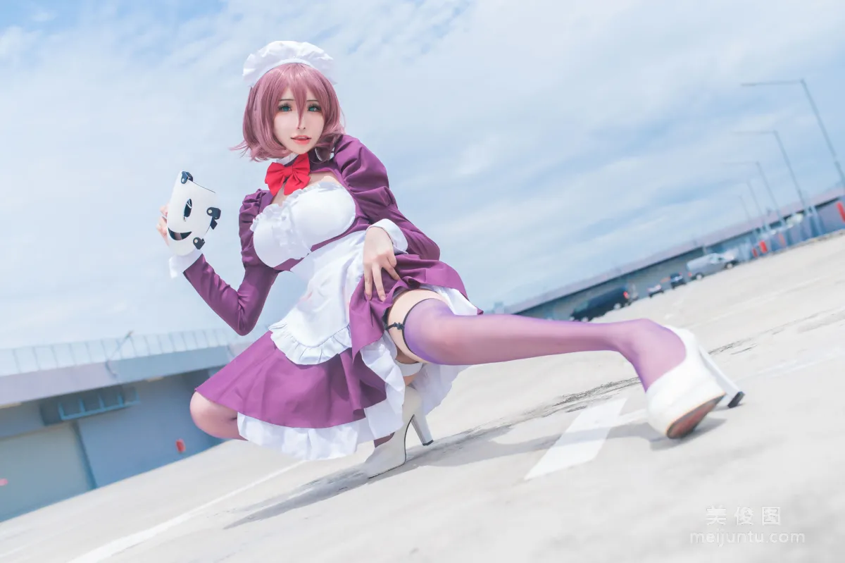[網紅COSER] 花リリ(Plant Lily) - Maid Mask 5